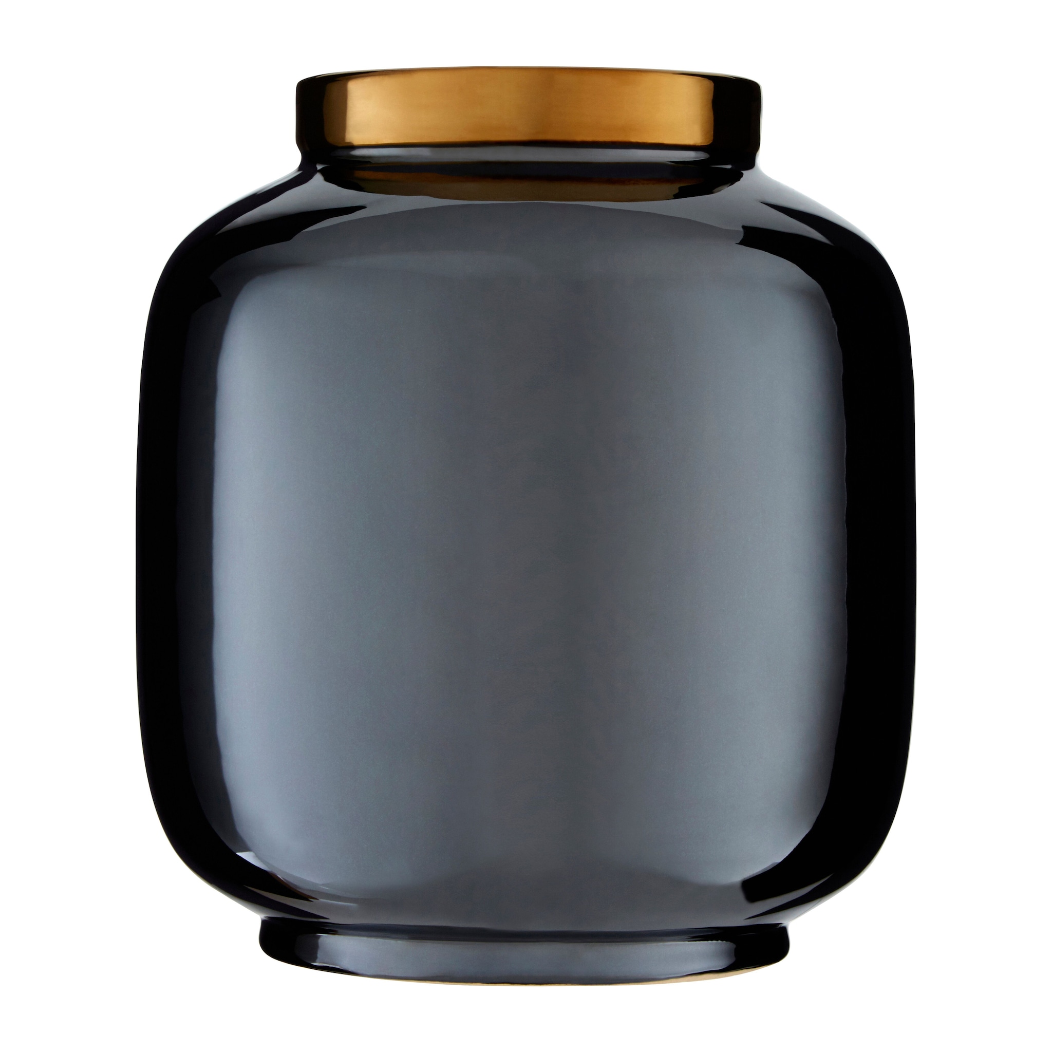 Orsina Stellar Black Metallic Vase