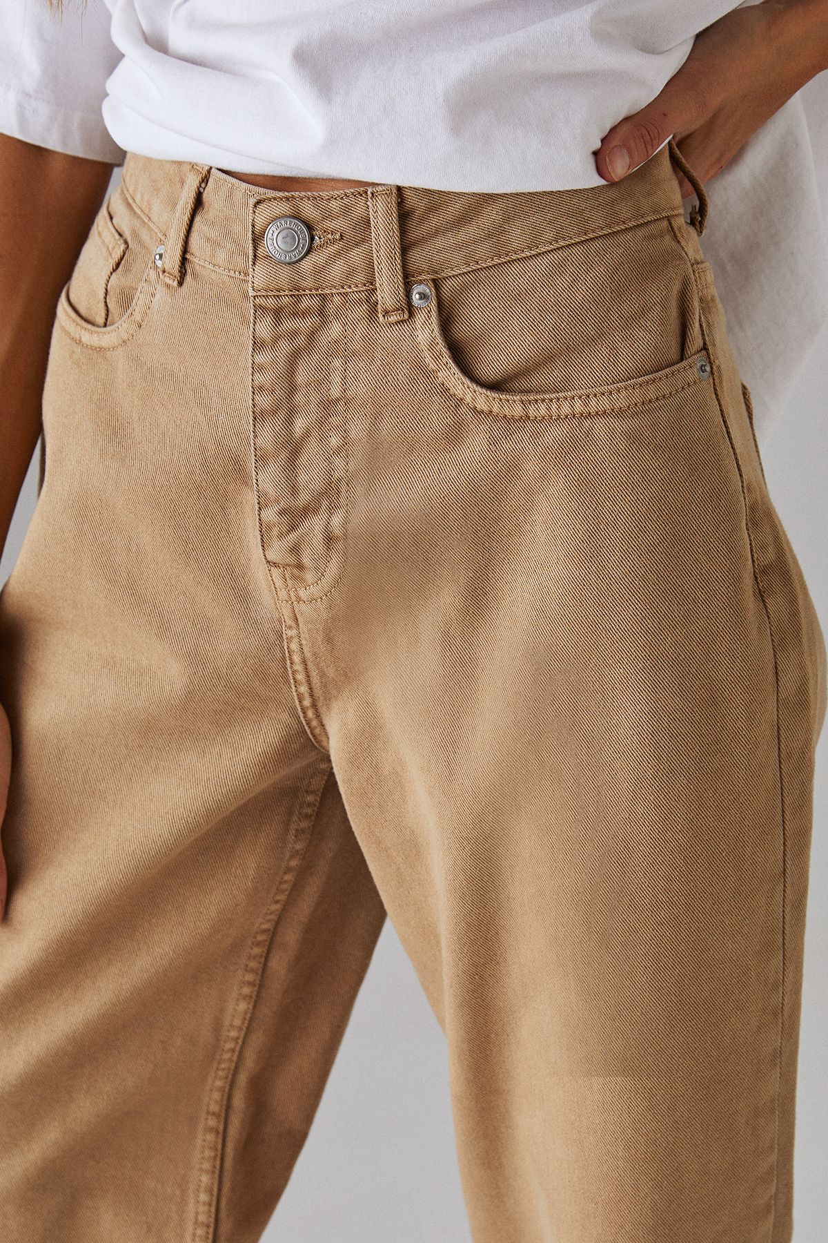 Warehouse Washed Low Rise Denim Boyfriend Jean Stonewash image 2