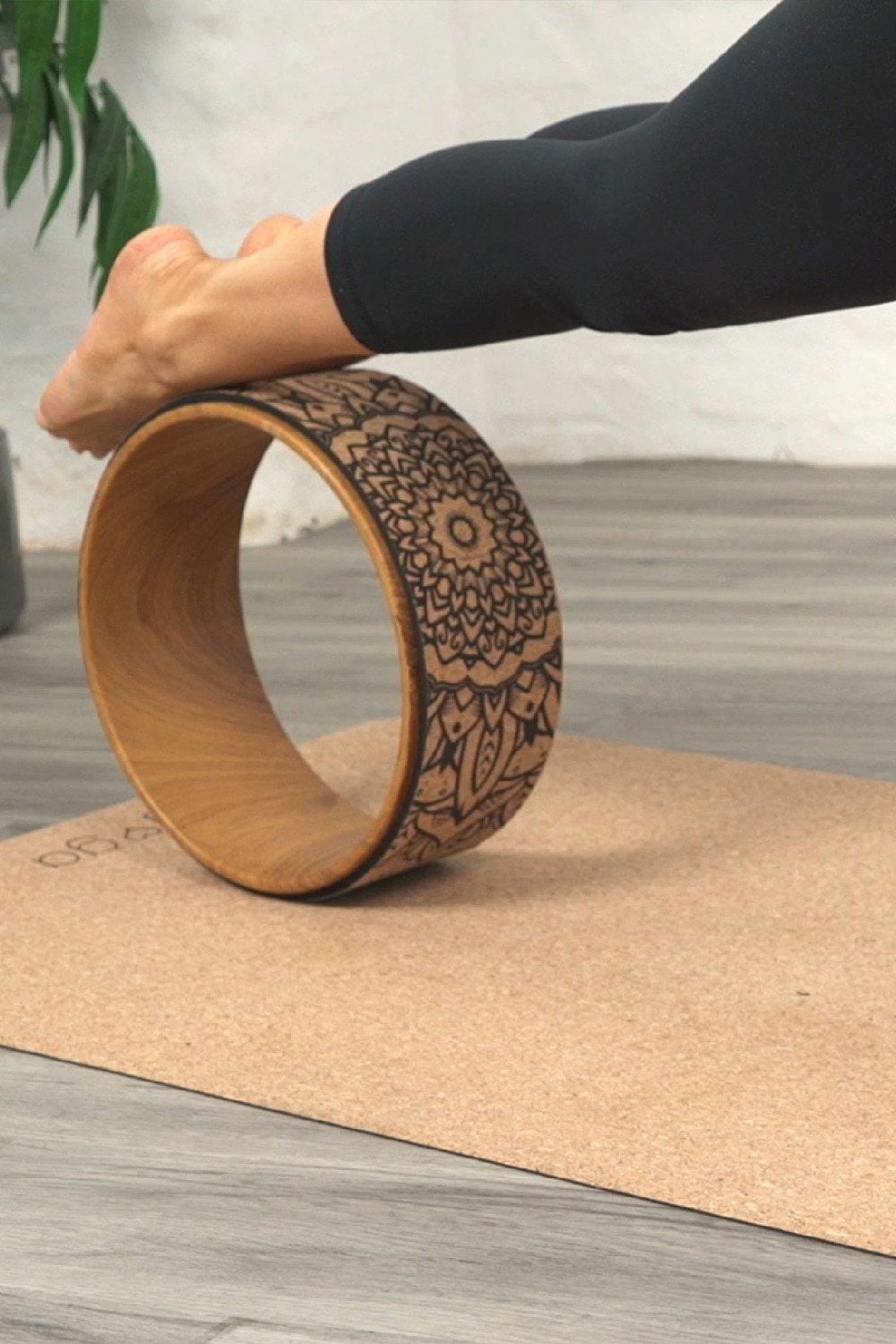 Myga Cork Yoga Wheel image 2