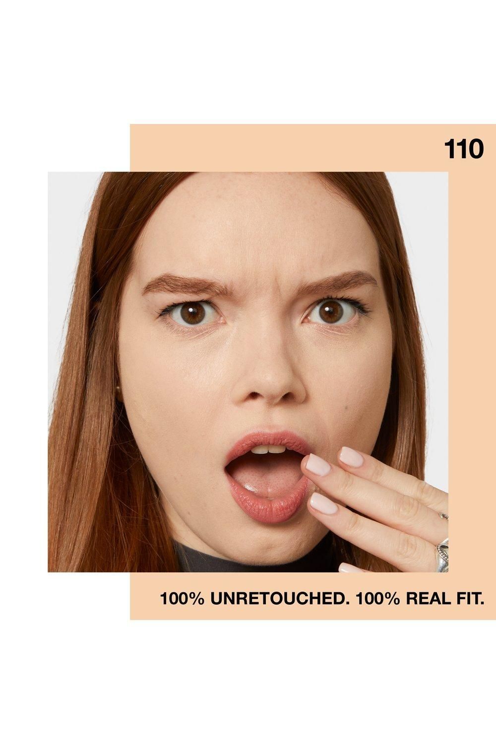 Maybelline Fit Me Matte & Poreless Full Coverage Matte Blendable Normal to Oily Skin Foundation 110 Porcelain image 5