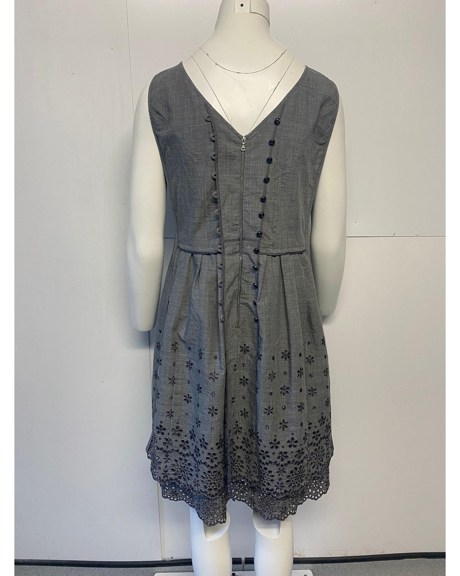 Marc Jacobs Preloved Embroidered Eyelet ALine Dress Wo - Grey Dresses image 10