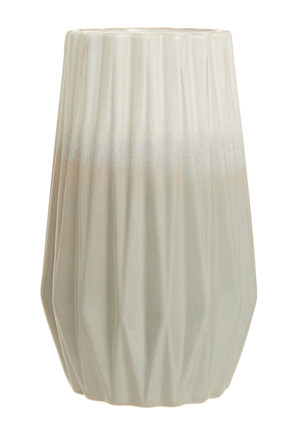 Orsina Sleek And Sturdy Small Ceramic Vase, Robust Pottery Vase, Decorative Vase For Artificial Flowers