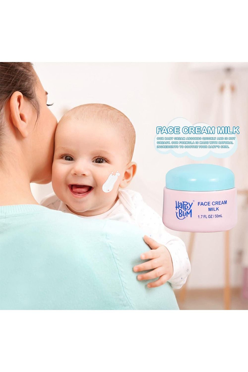 Living and Home 4Pcs Baby Bath Set Baby Wash Gift Set Included Body Wash and Shampoo image 2