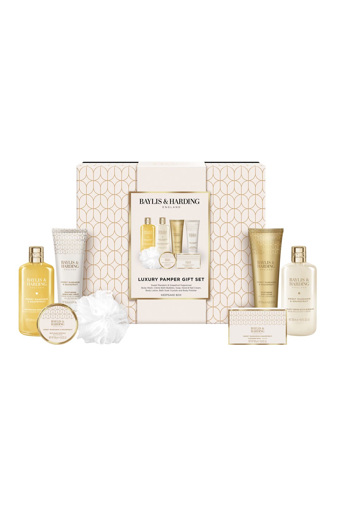 Baylis & Harding Sweet Mandarin & Grapefruit Luxury Pamper Gift Set Multi image 3