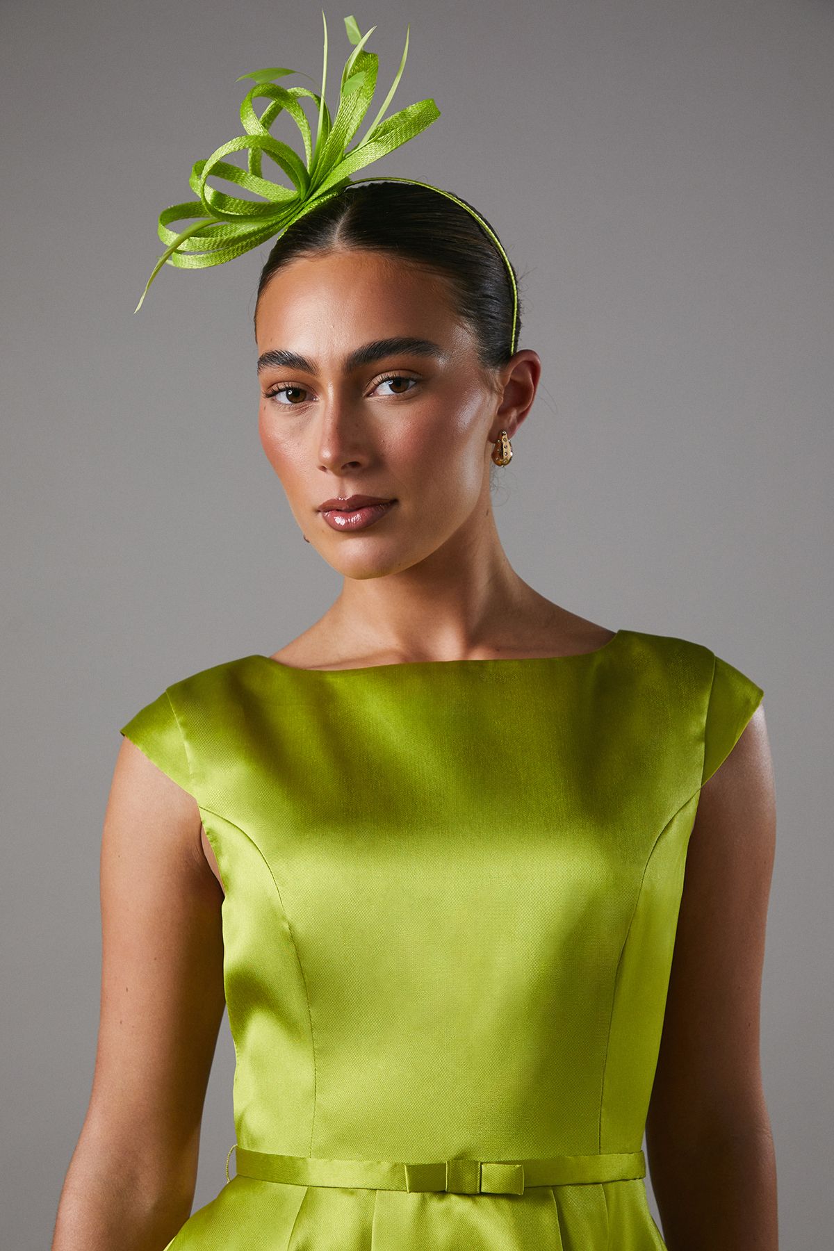 Coast Loop Headband Fascinator Lime image 2