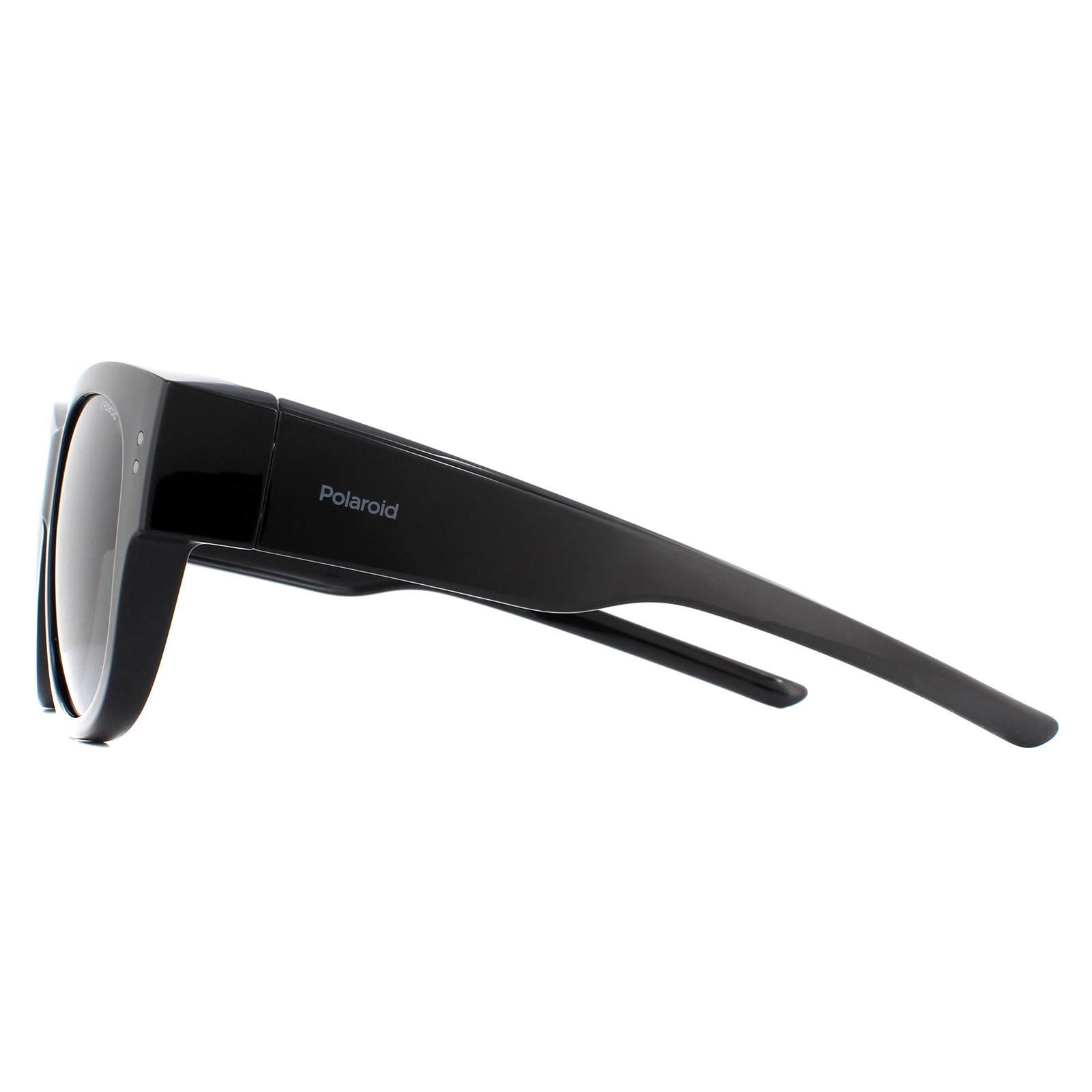 Polaroid Suncovers Rectangle Black Grey Polarized Sunglasses image 3