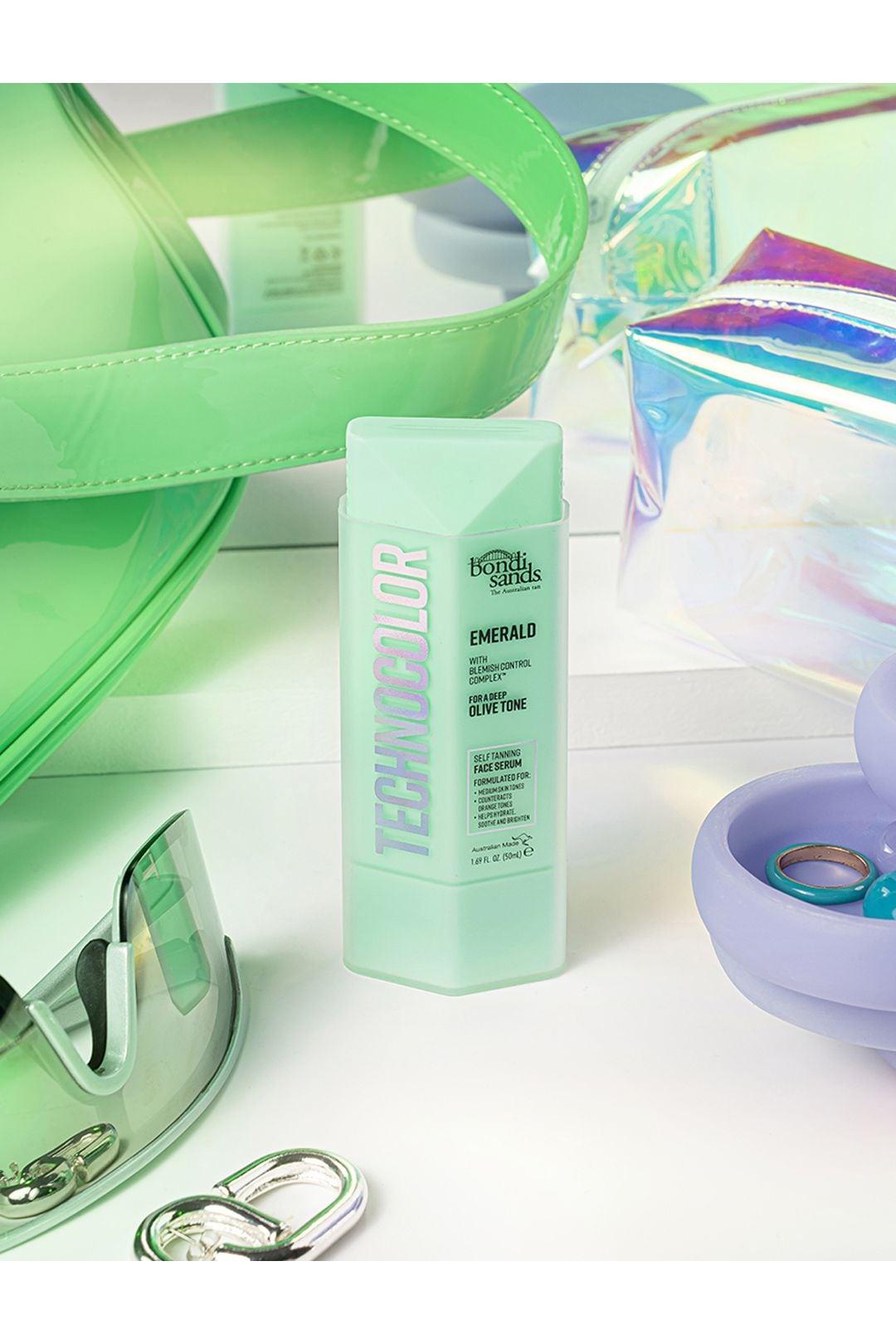 Bondi Sands Technocolor Emerald Self Tanning Face Serum 50ml Multi image 10