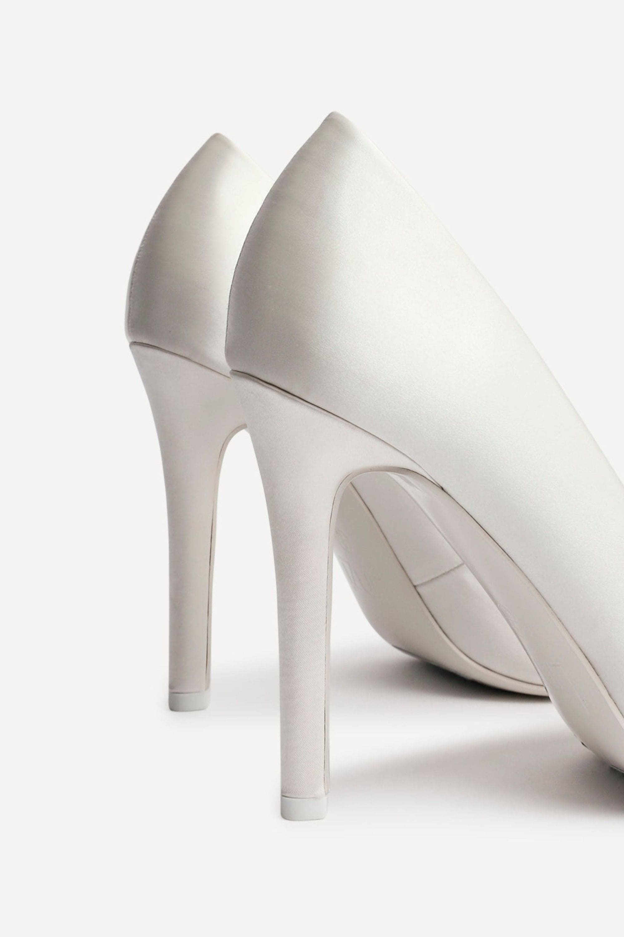 Linzi Solemate Bridal Ivory Satin Court Heels image 5
