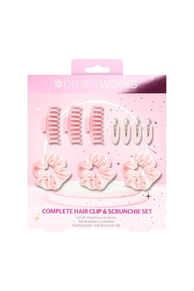 Brushworks Complete Hair Clip & Scrunchie Set Misc