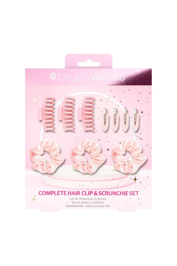 Brushworks Complete Hair Clip & Scrunchie Set Misc