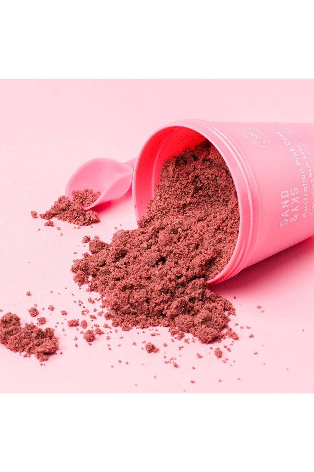 Sand & Sky Australian Pink Clay - Smoothing Body Sand 180g Multi image 5