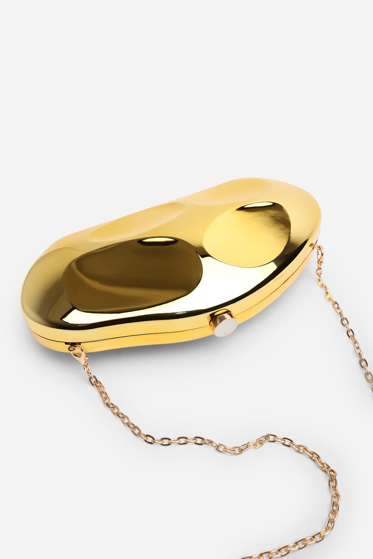 Where's That From 'Nude' Sculpted Evening Clutch Bag image 5