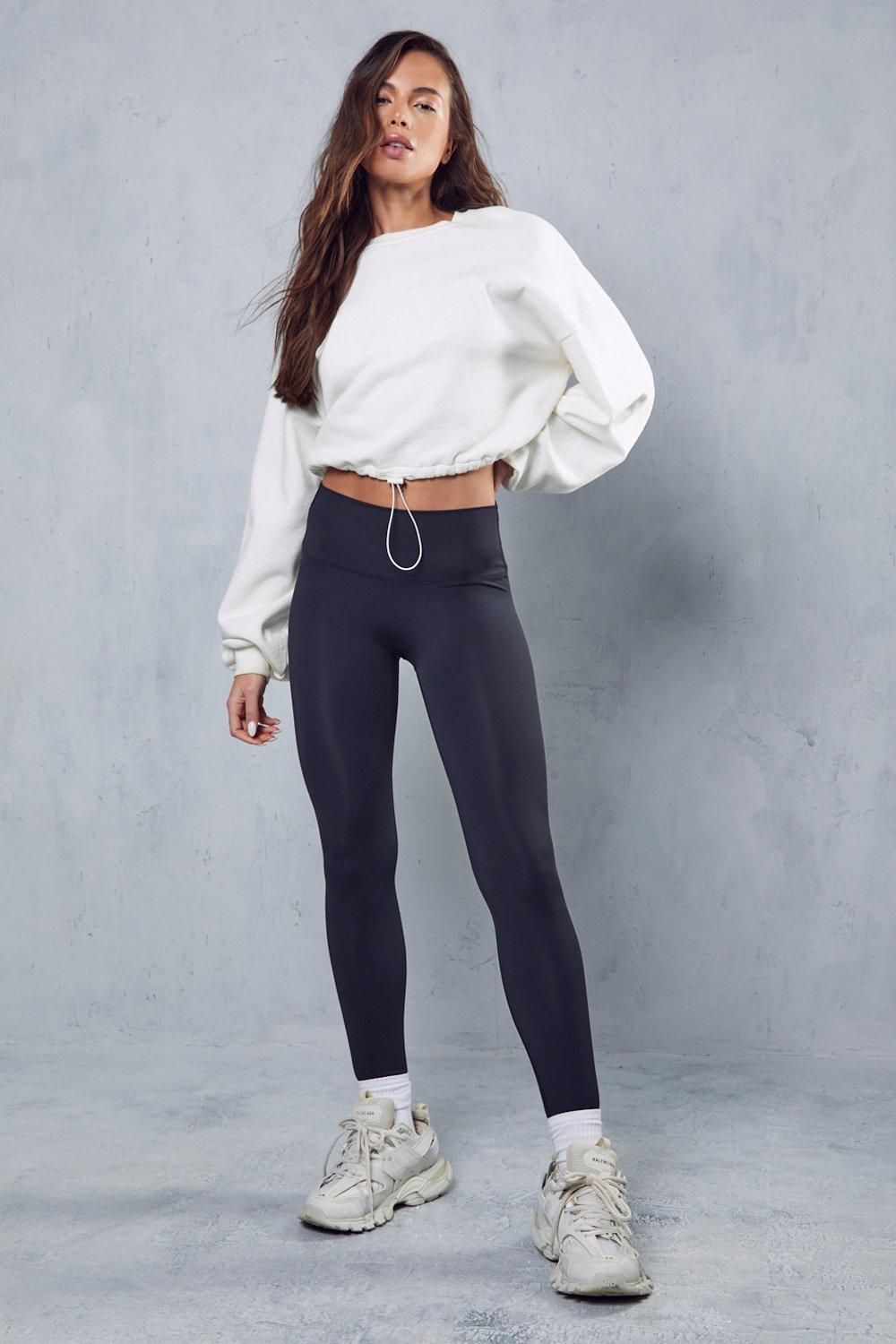 MissPap High Waisted Super Soft Active Leggings Black image 5