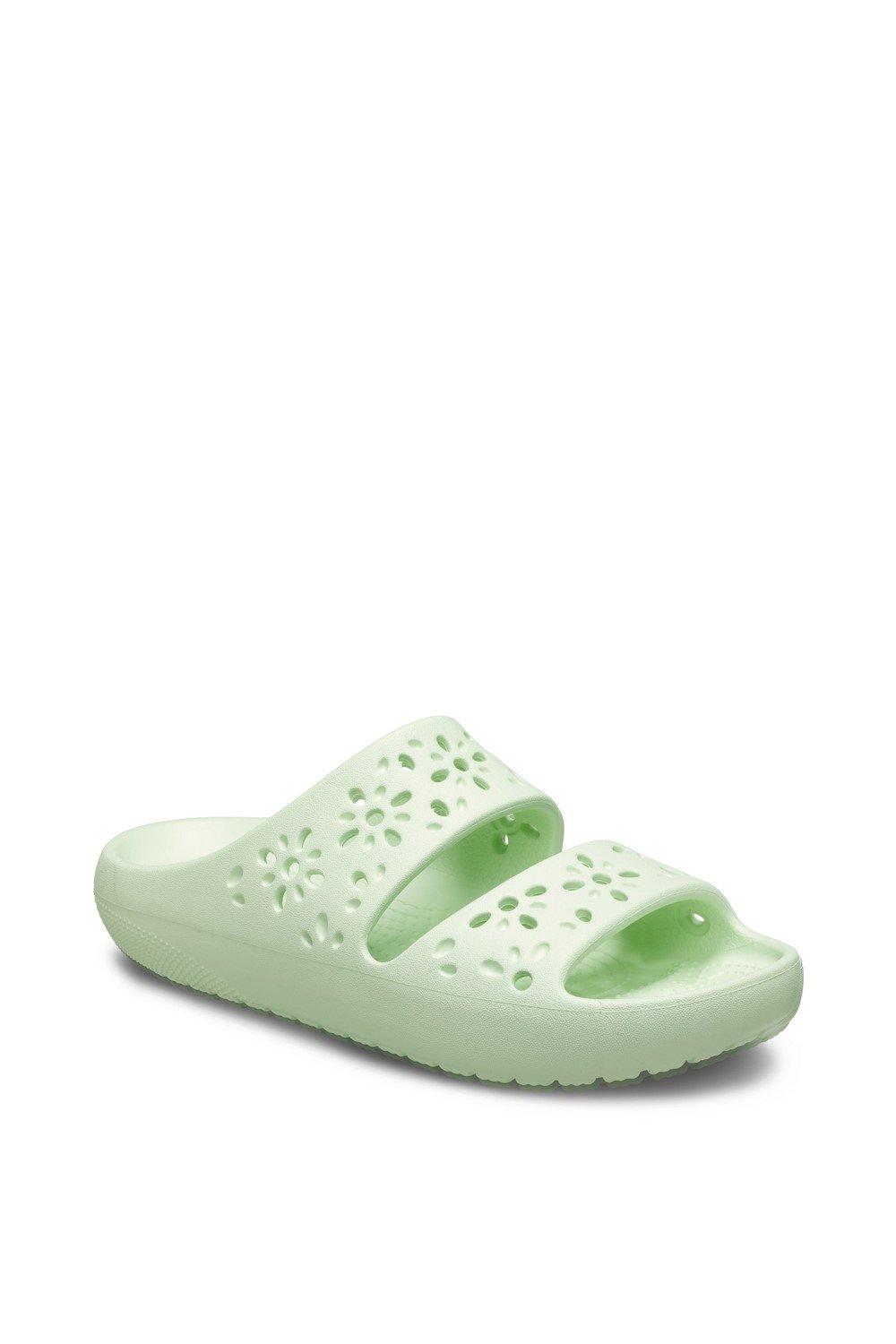 Crocs Classic Floral Cut Out Sandal image 1