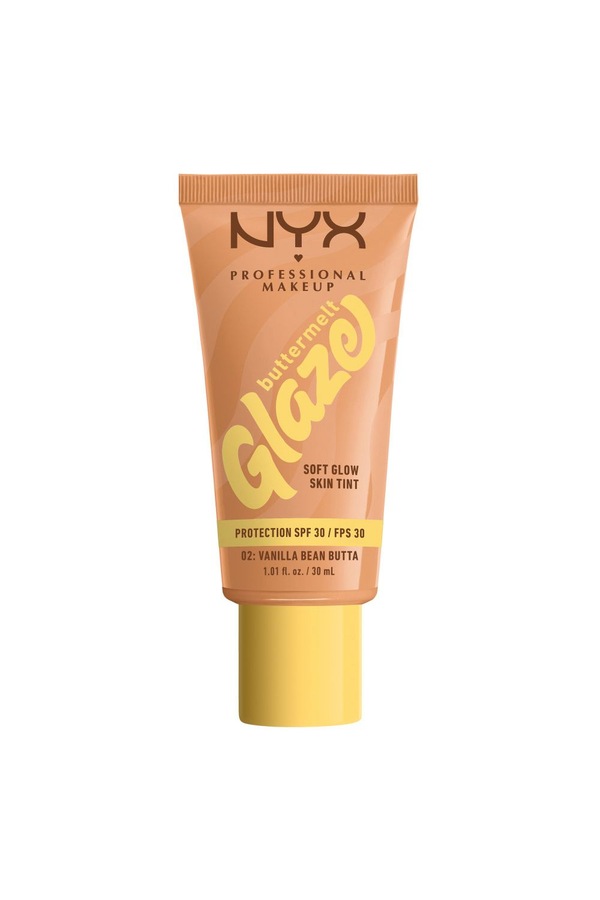 NYX Professional Makeup Buttermelt Glaze Soft Glow Skin Tint + SPF/FPS 30 30ml Vanilla Bean Butta