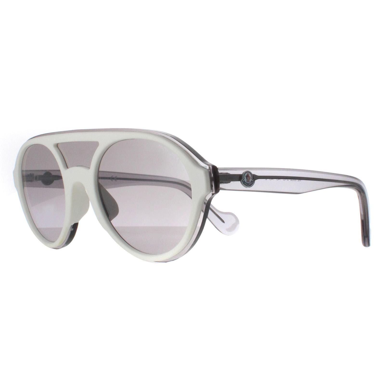 Moncler Round White Transparent Grey Grey ML0052 image 2