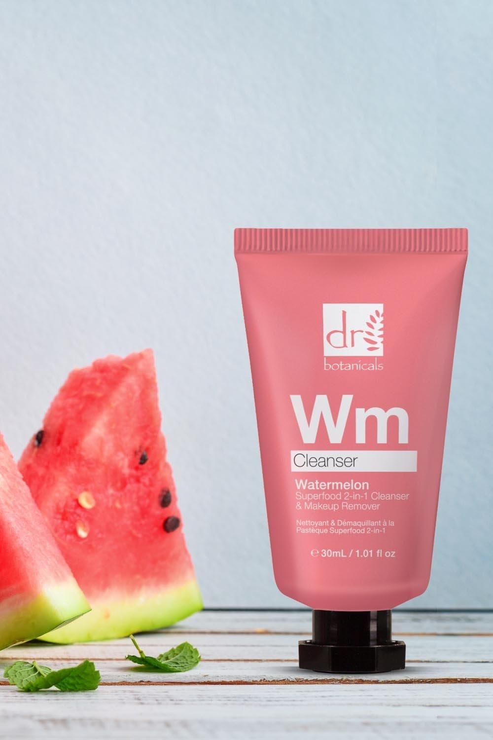 Dr. Botanicals Watermelon Superfood 2-In-1 Cleanser & Makeup Remover 30ml image 4