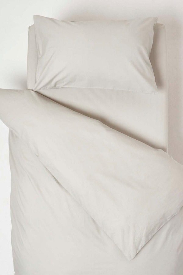 Homescapes Cotton Cot Bed Duvet Cover Set 200 Thread Count