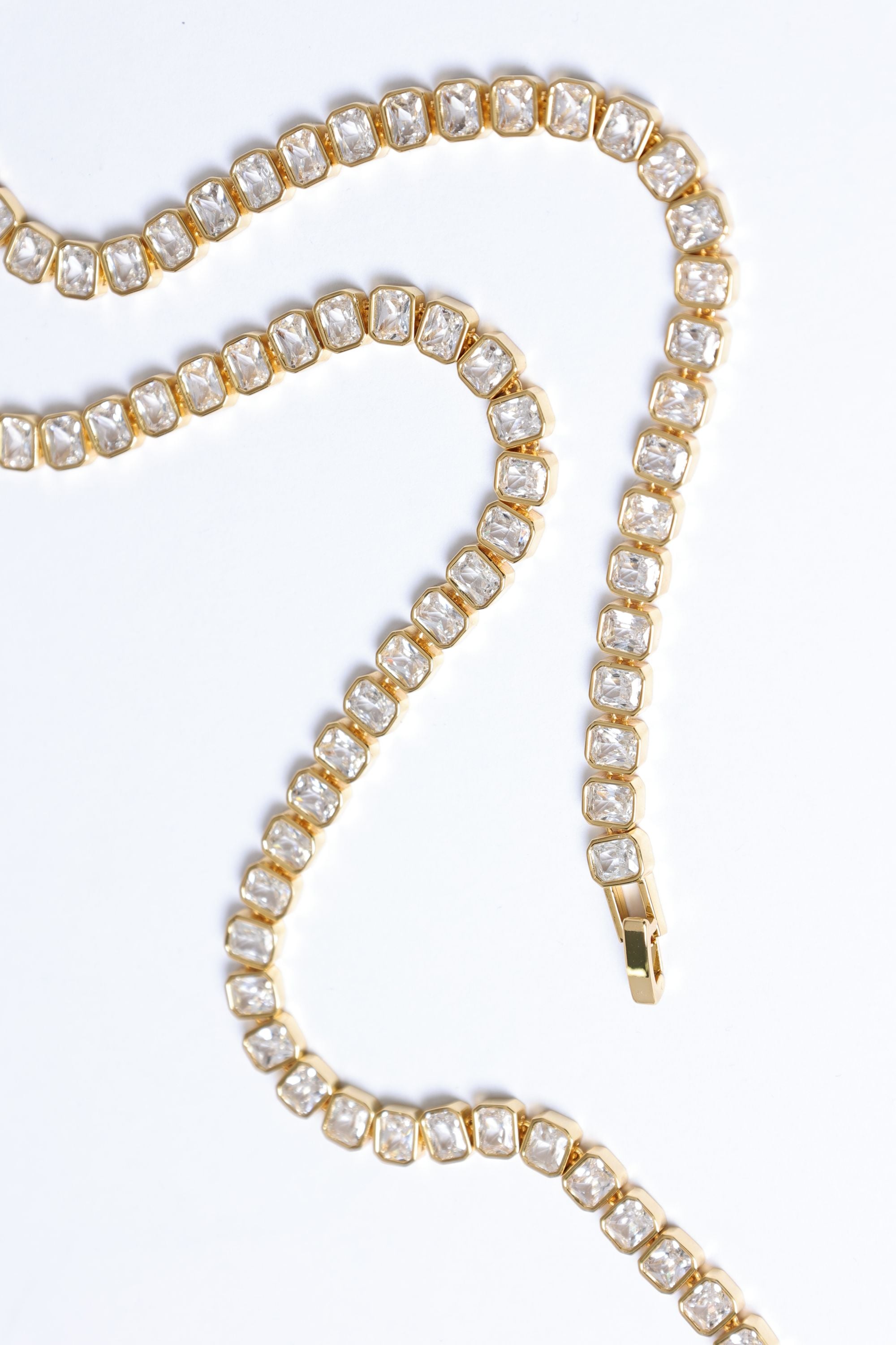 Jon Richard 18K Gold Plated and Crystal Tennis Bracelet image 3