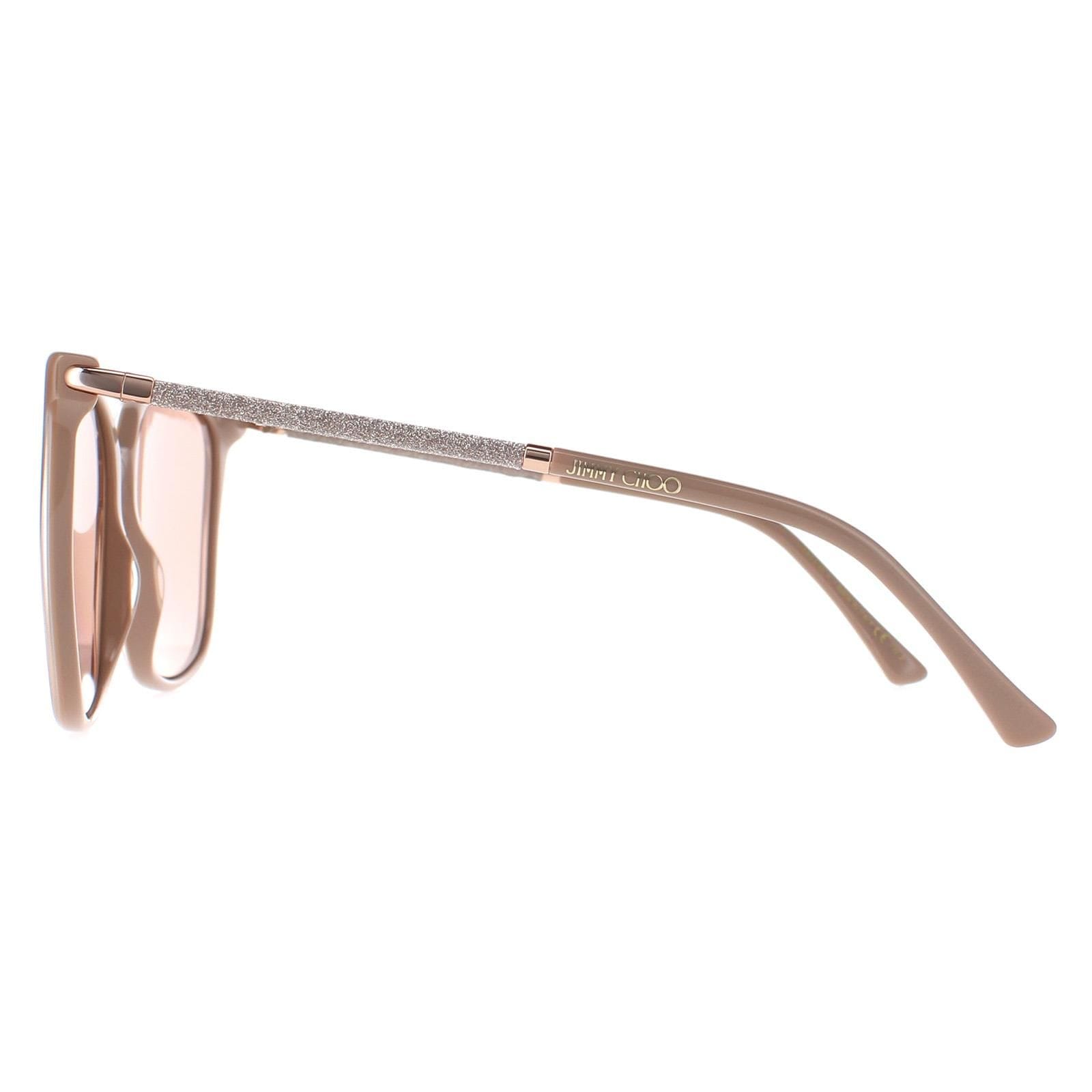 Jimmy Choo Square Nude Pink Flash Silver Mirror SCILLA/S image 3