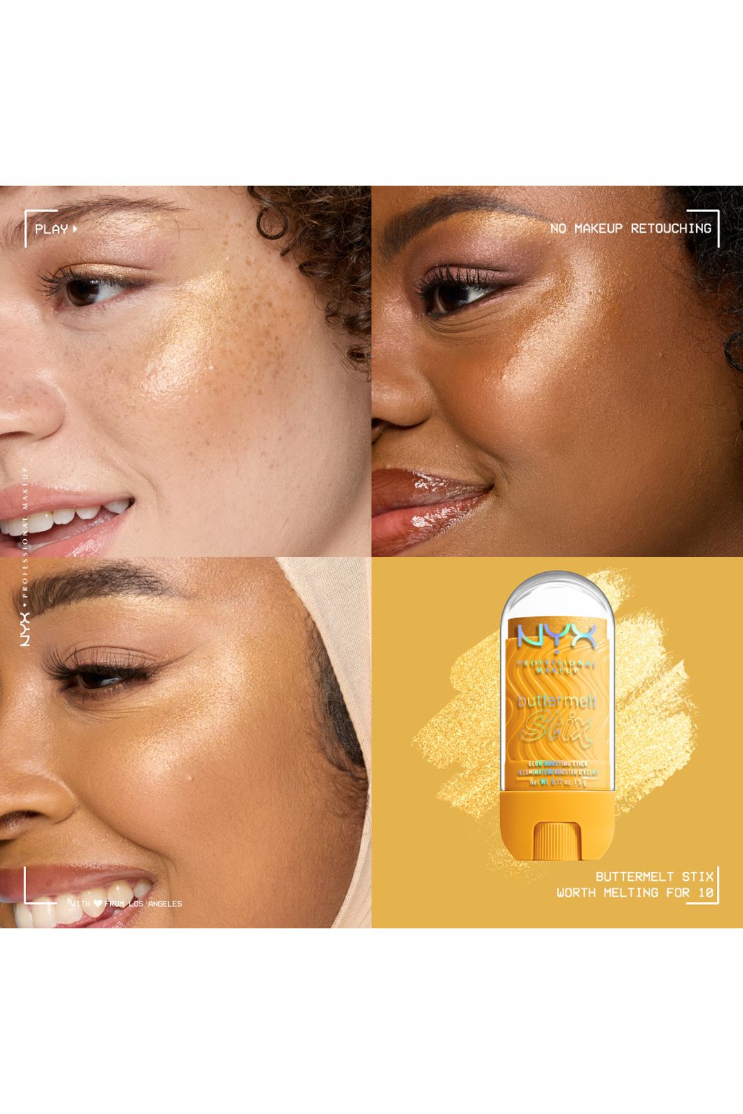 NYX Professional Makeup Buttermelt Glow Stix 5g Worth Melting For image 6