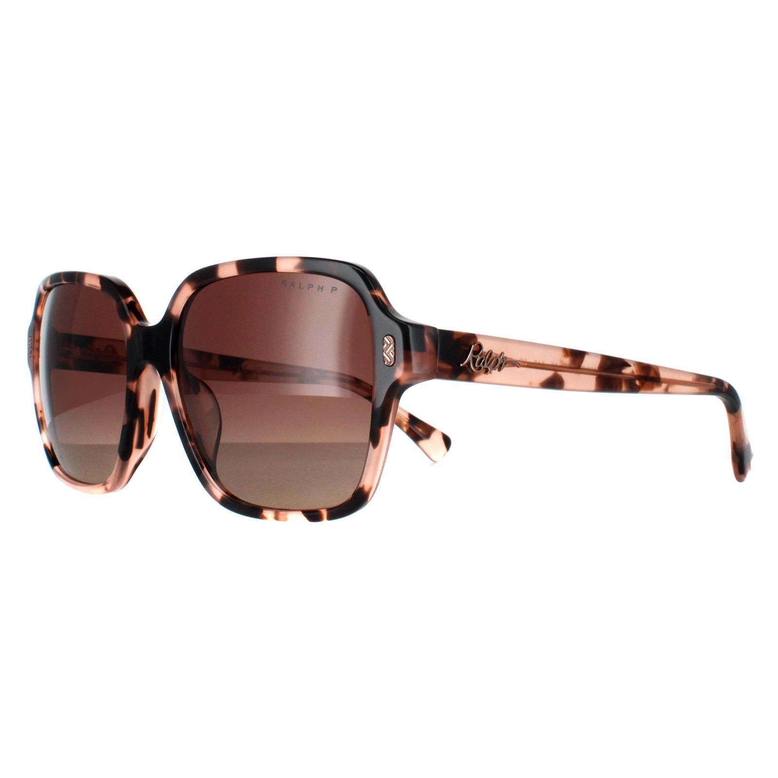 Ralph by Ralph Lauren Square Shiny Pink Havana Brown Gradient Polarized RA5304U image 2