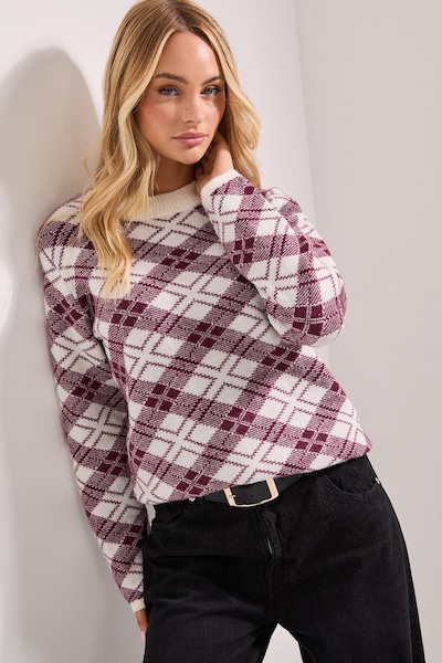 Dorothy Perkins Argyle Jumper Berry