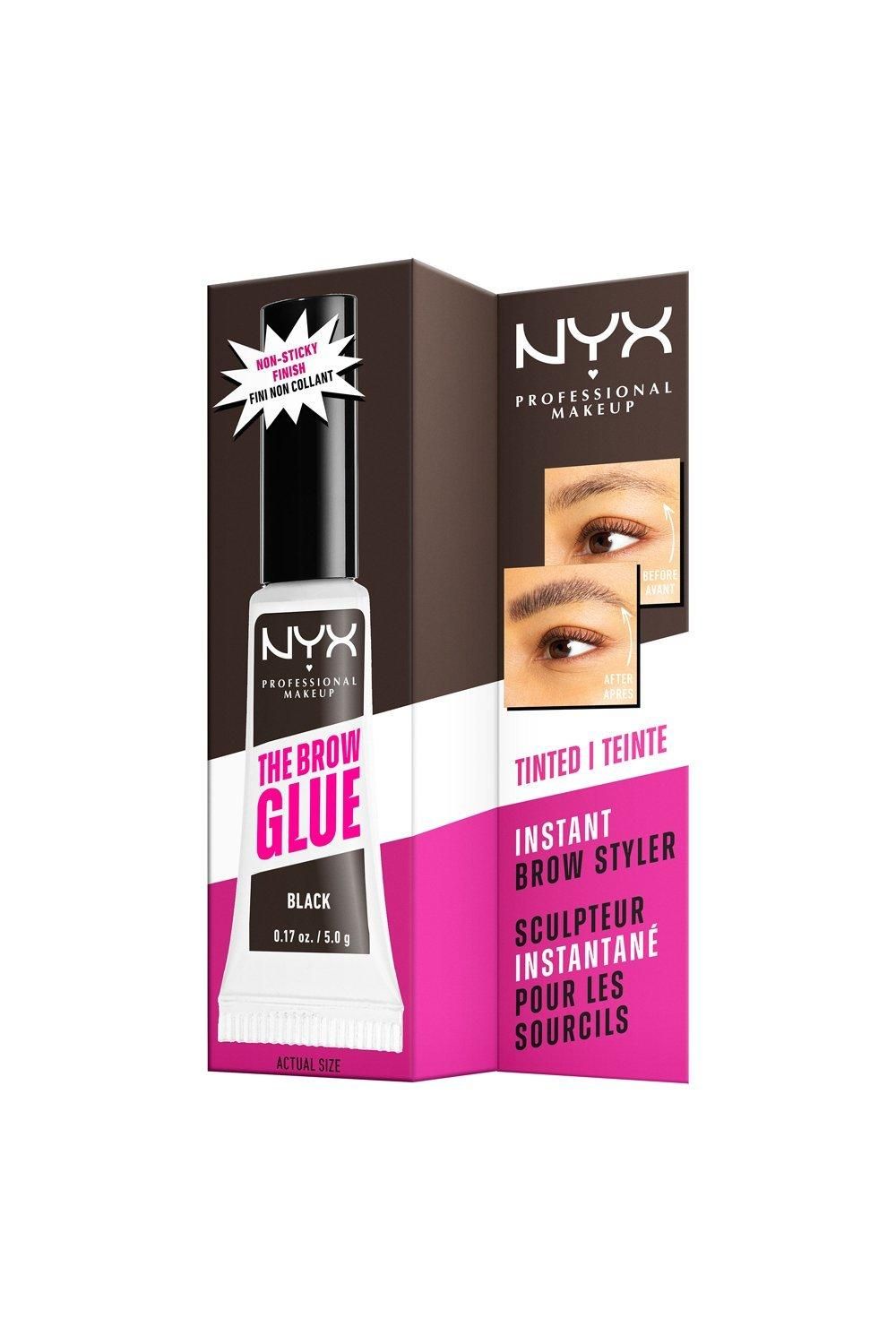 NYX Professional Makeup Brow Glue Instant Brow Styler Black image 5