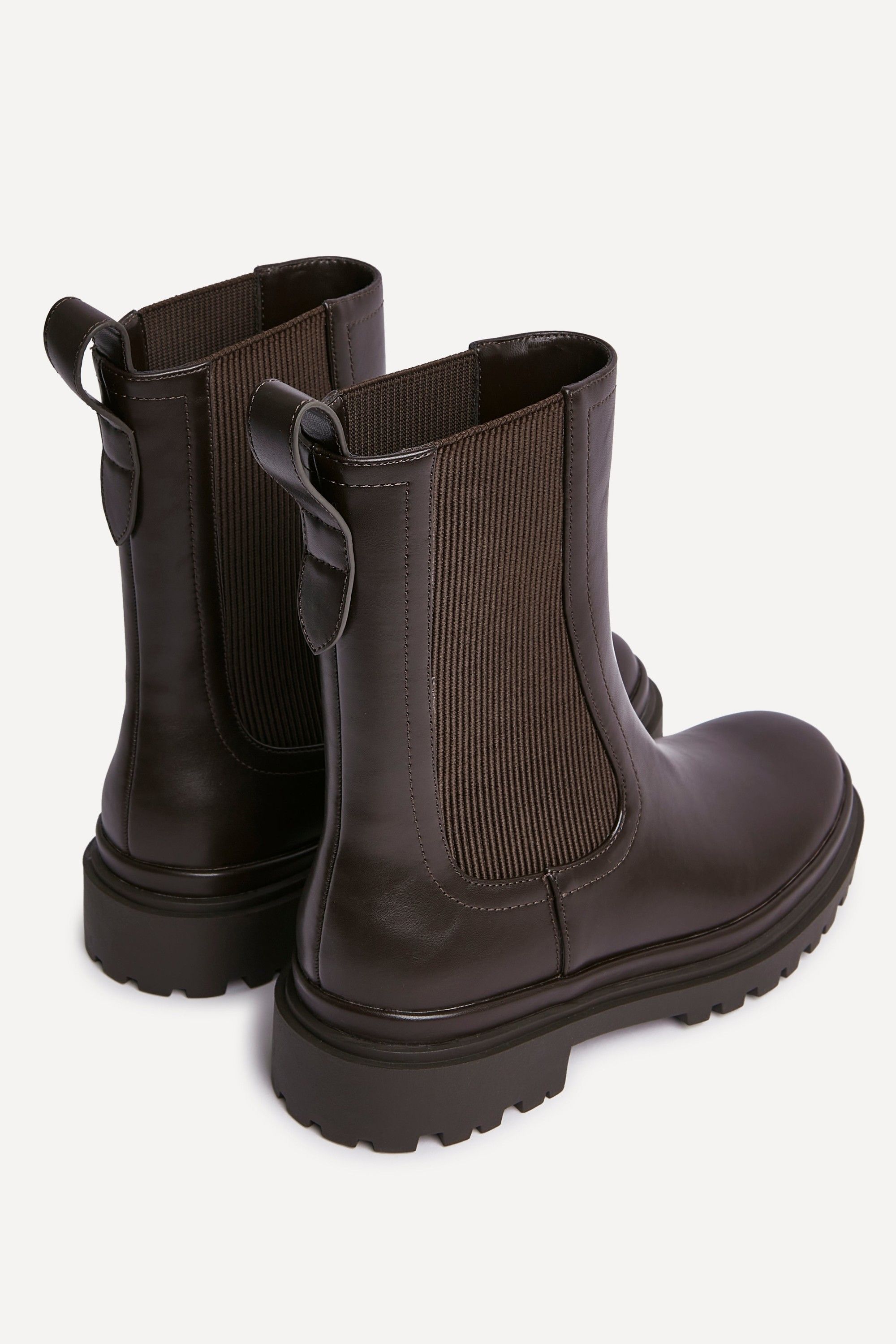 Linzi Command Brown Chunky Chelsea Boots image 4