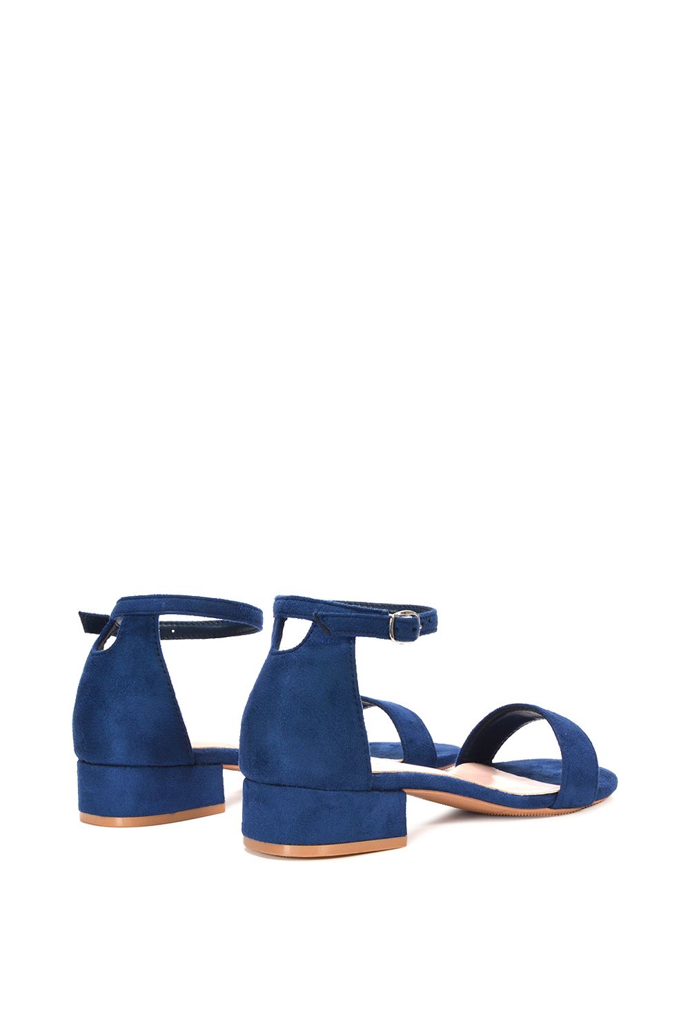 XY London 'Tate' Ankle Strap Low Block Heel Summer Sandals image 5