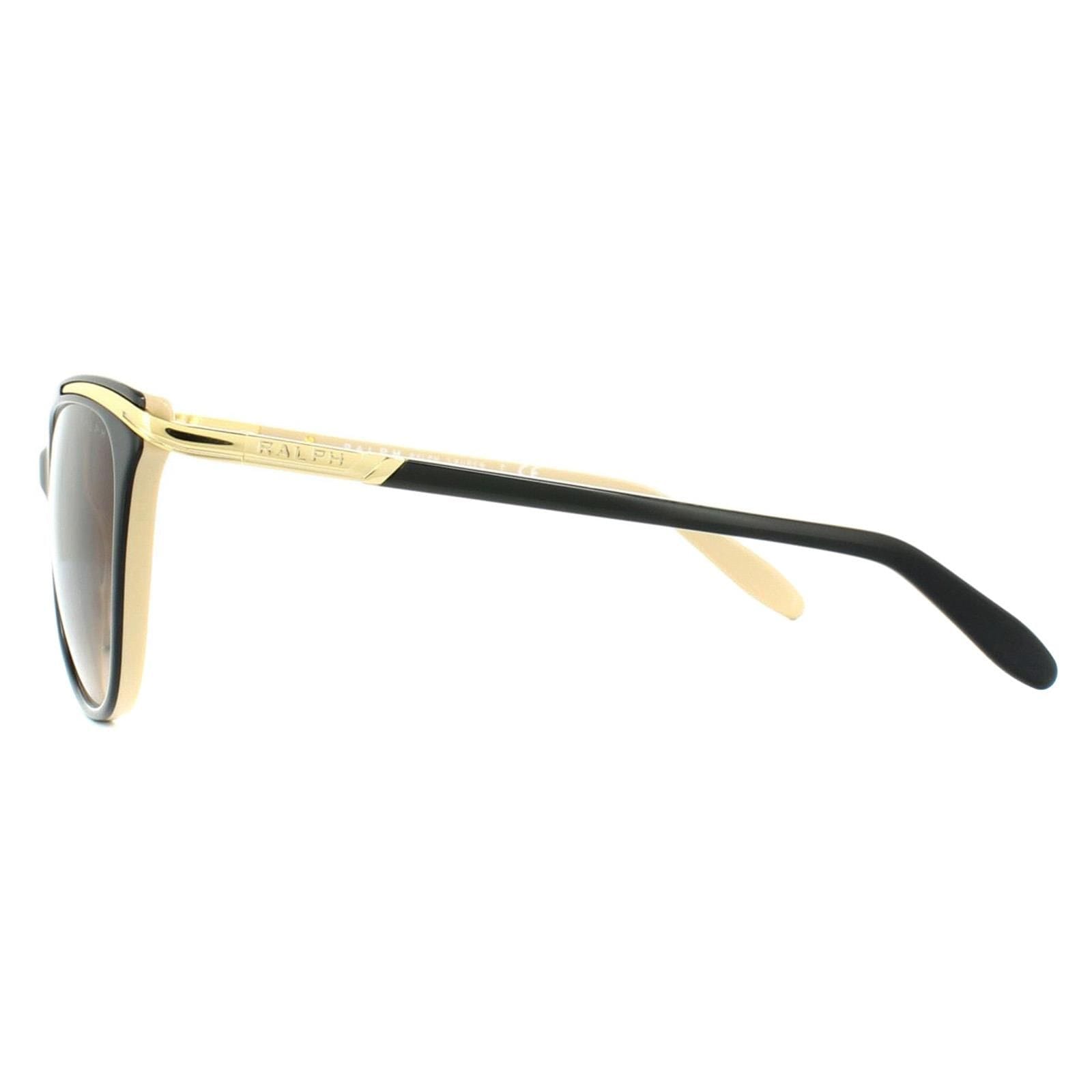 Ralph by Ralph Lauren Cat Eye Black Brown Gradient Sunglasses image 3
