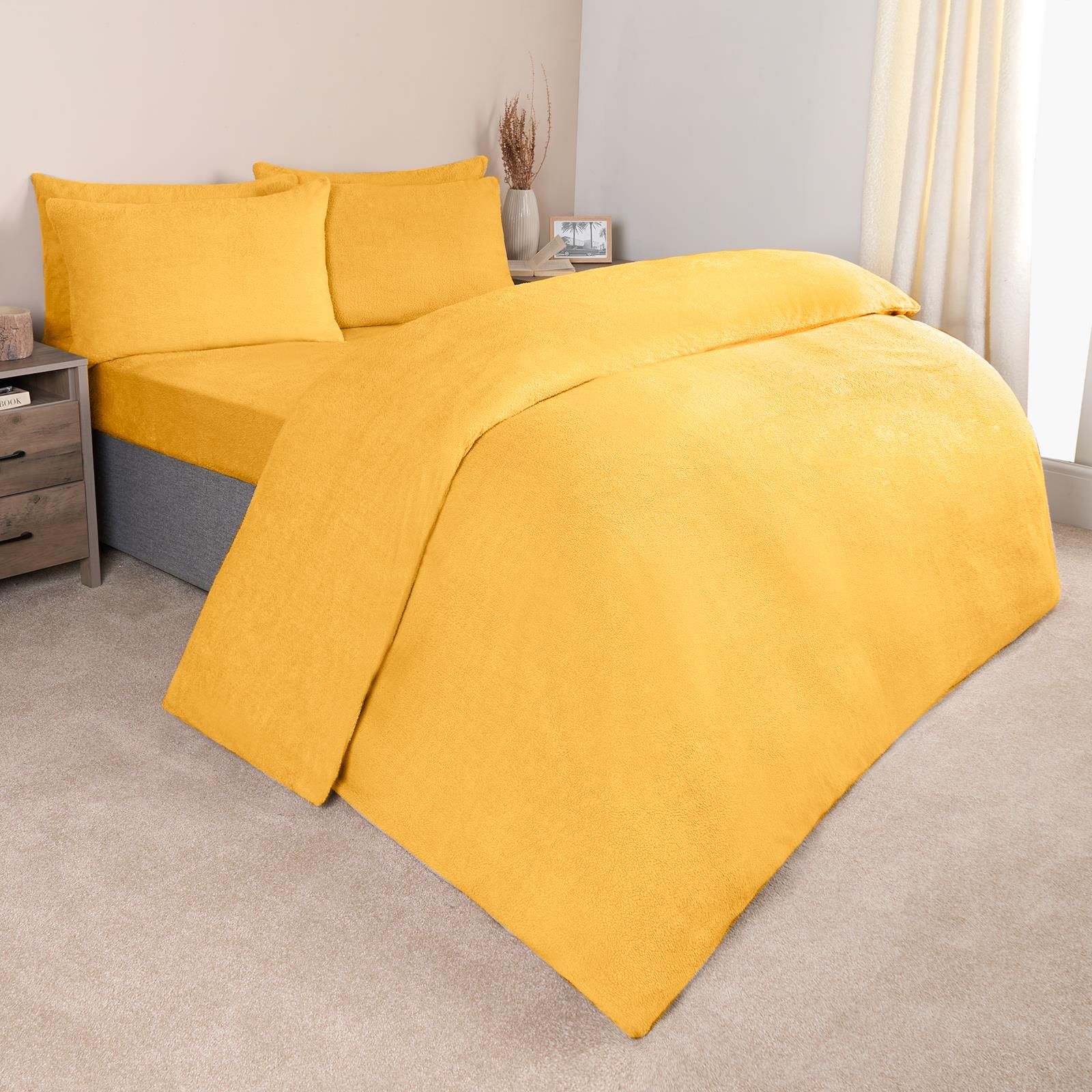 OHS Thermal Soft Teddy Fleece Duvet Cover Bedding Set image 2