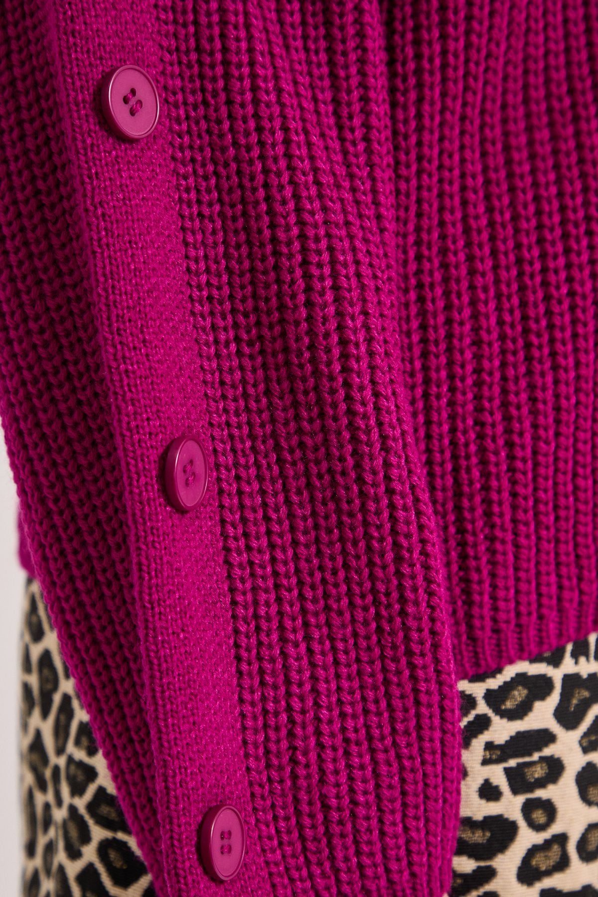 Dorothy Perkins Button Overarm Jumper Magenta image 4