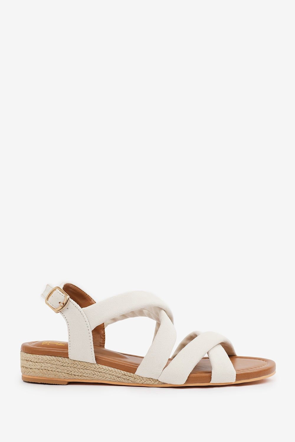 Where's That From 'Eleanor' Low Wedge Shoes With Buckle Closure & Cross Over Strap image 2