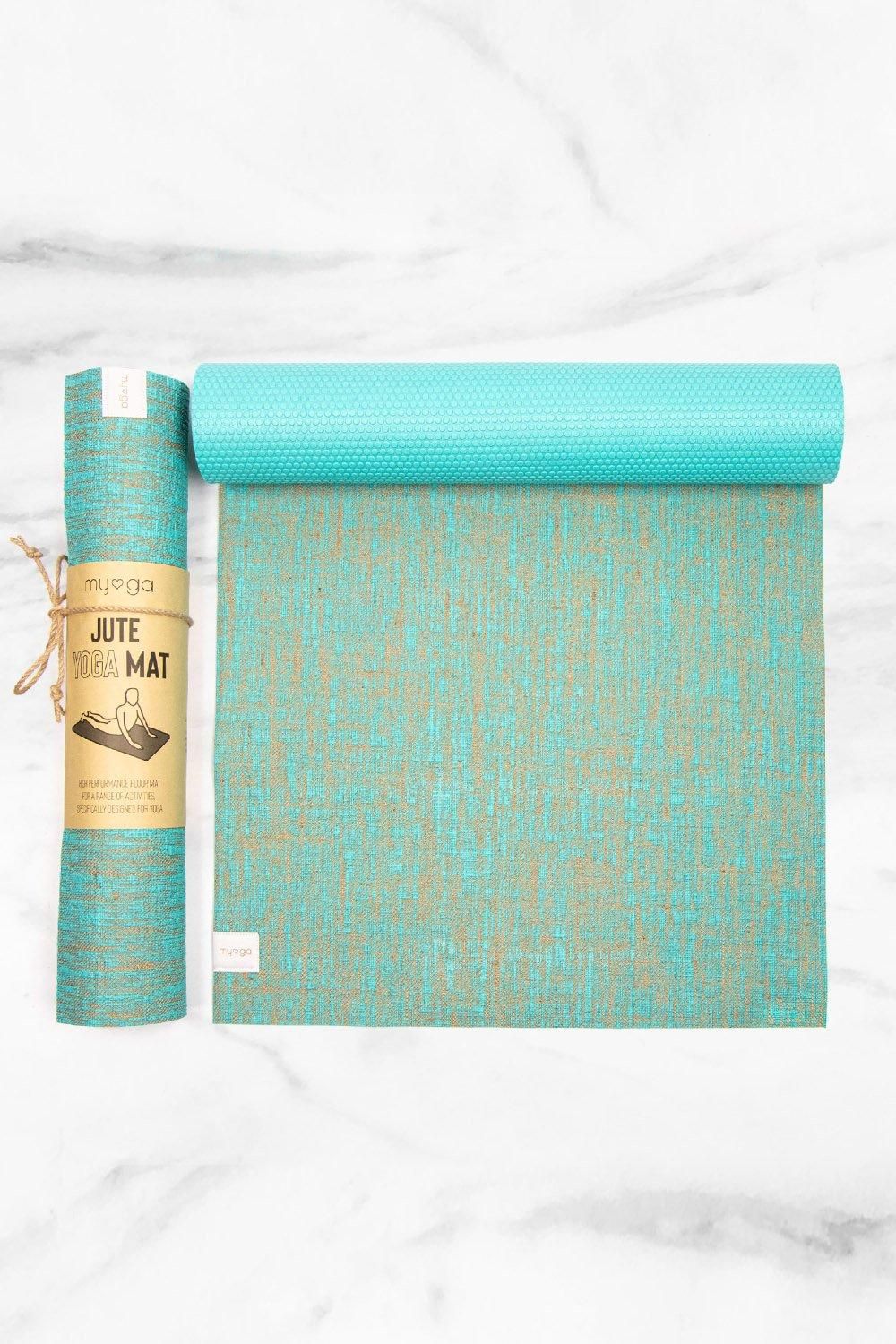 Myga Jute Mat - Aqua image 1