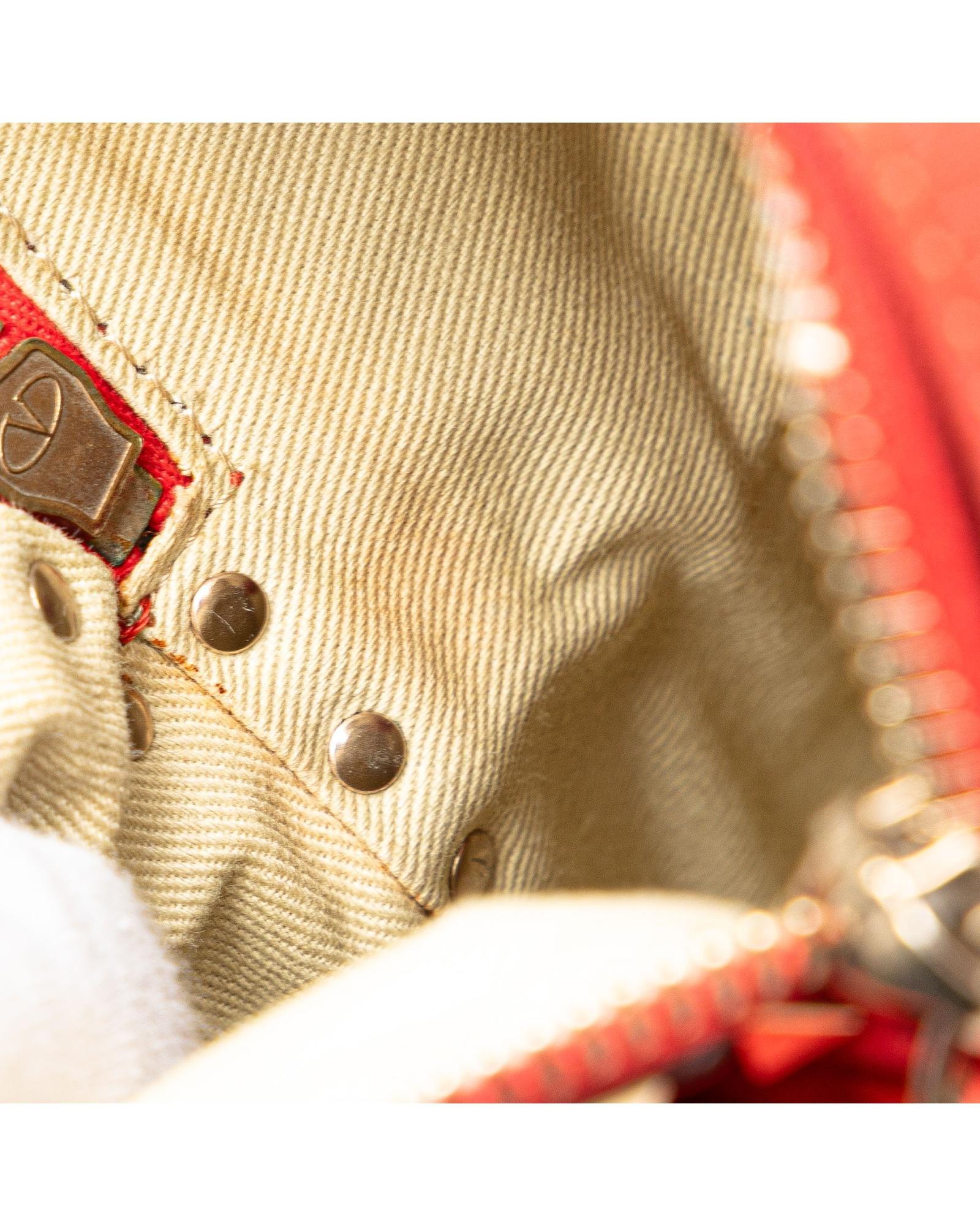 Valentino Preloved Rockstud Mini Backpack Iconic Studs Wo - Red image 10