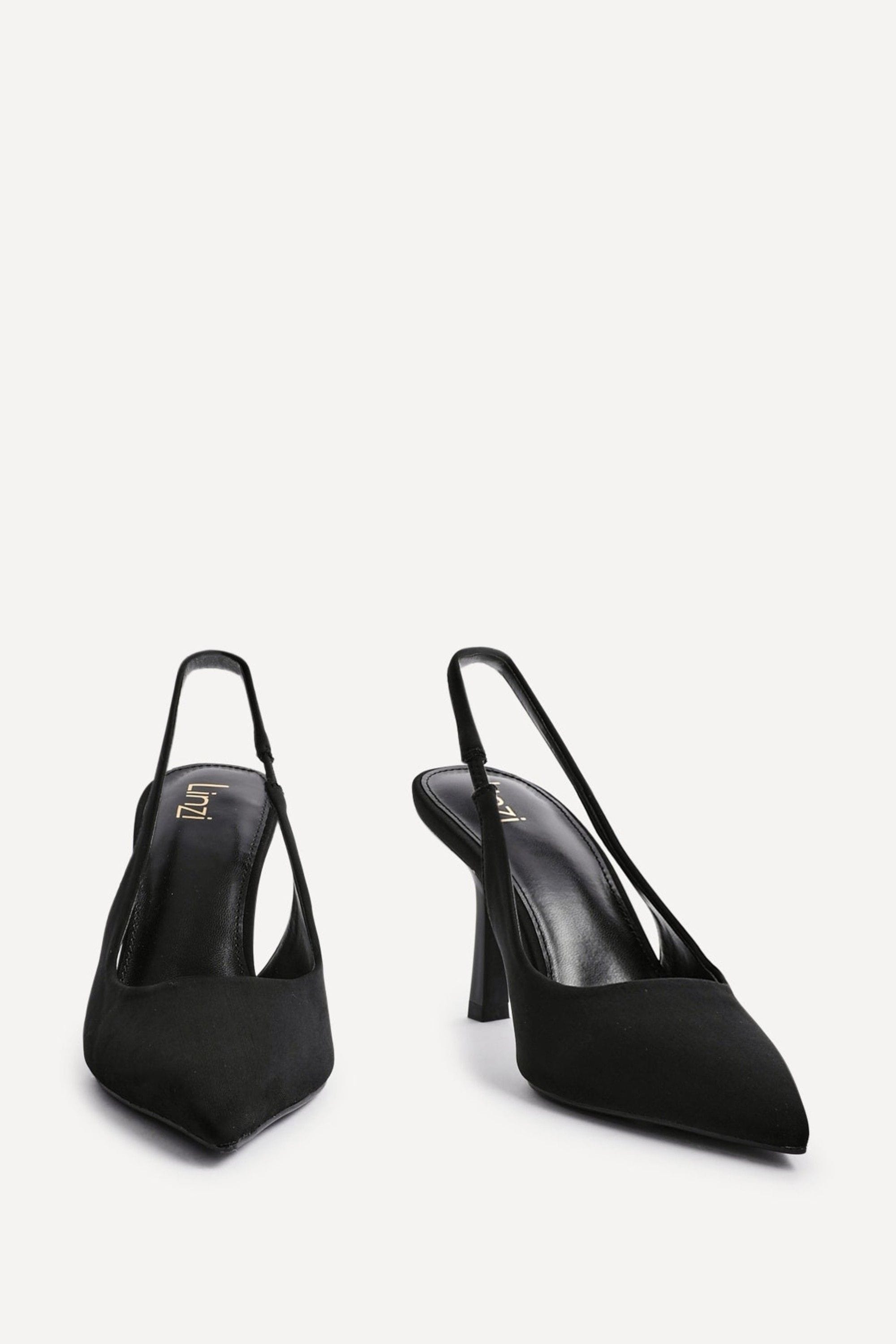 Linzi Dash Black Scuba Court Heel image 3