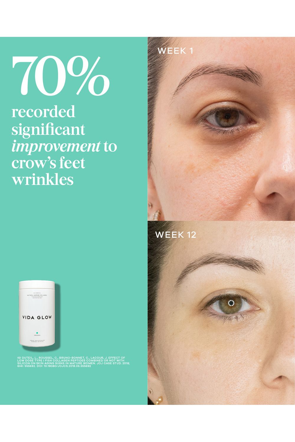 Vida Glow Natural Marine Collagen Caddy 270g Multi image 3