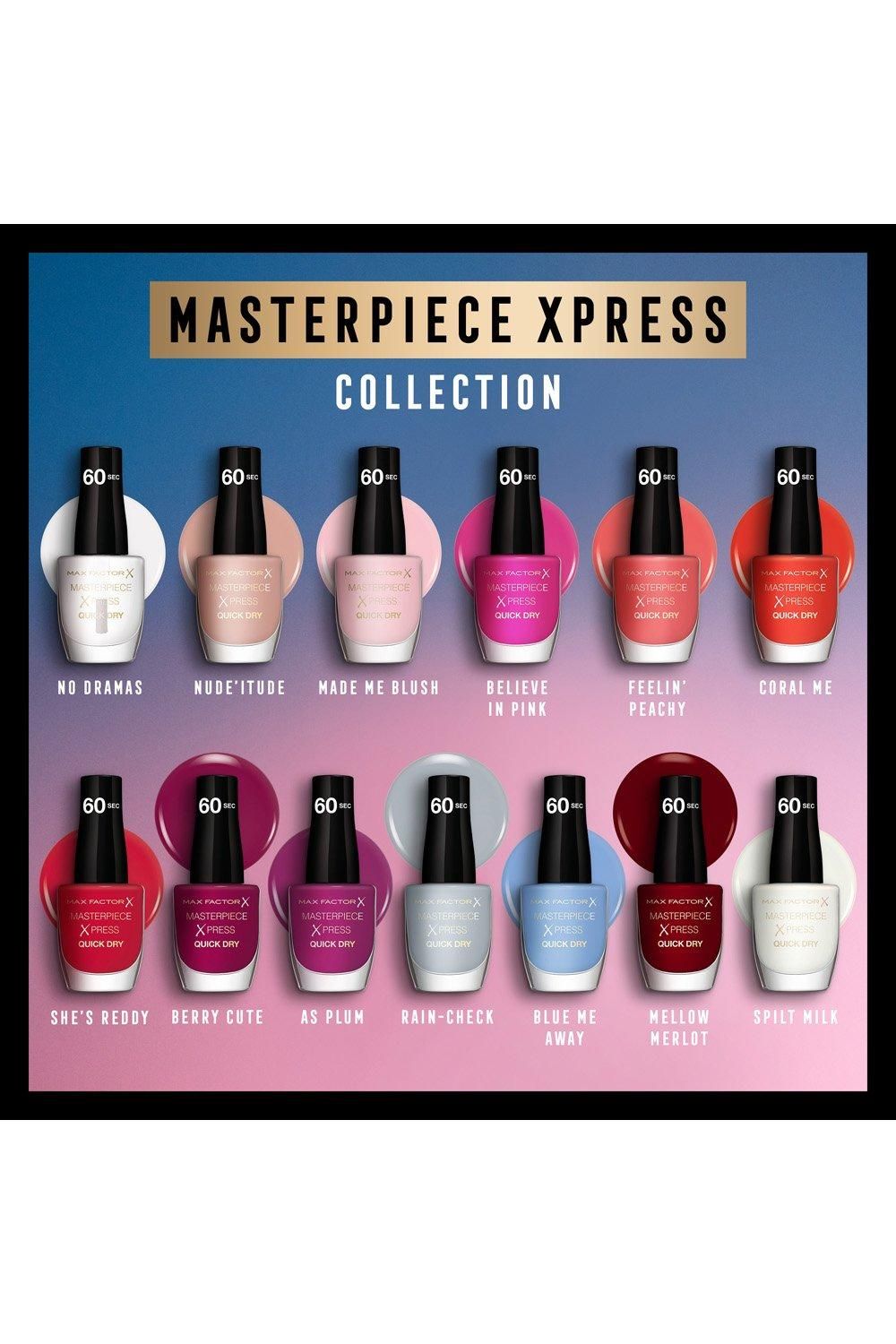 Max Factor Masterpiece X-Press Nail Polish Hot Hibiscus image 6