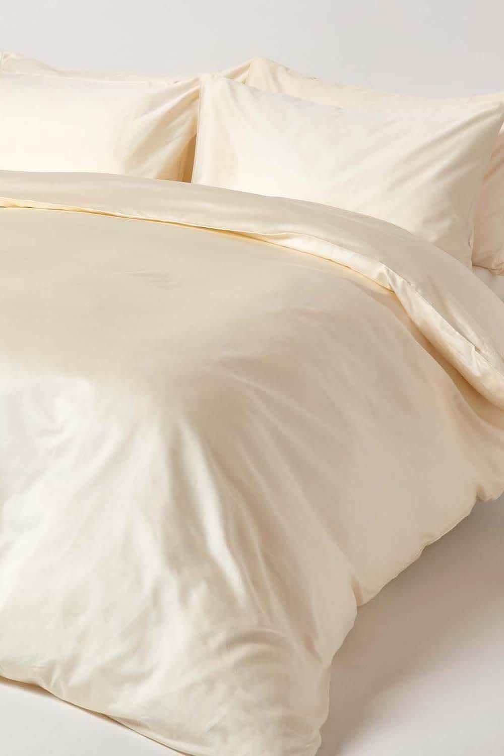 Homescapes Sateen Cotton Fitted Sheet 12 inch 400 Thread Count image 3