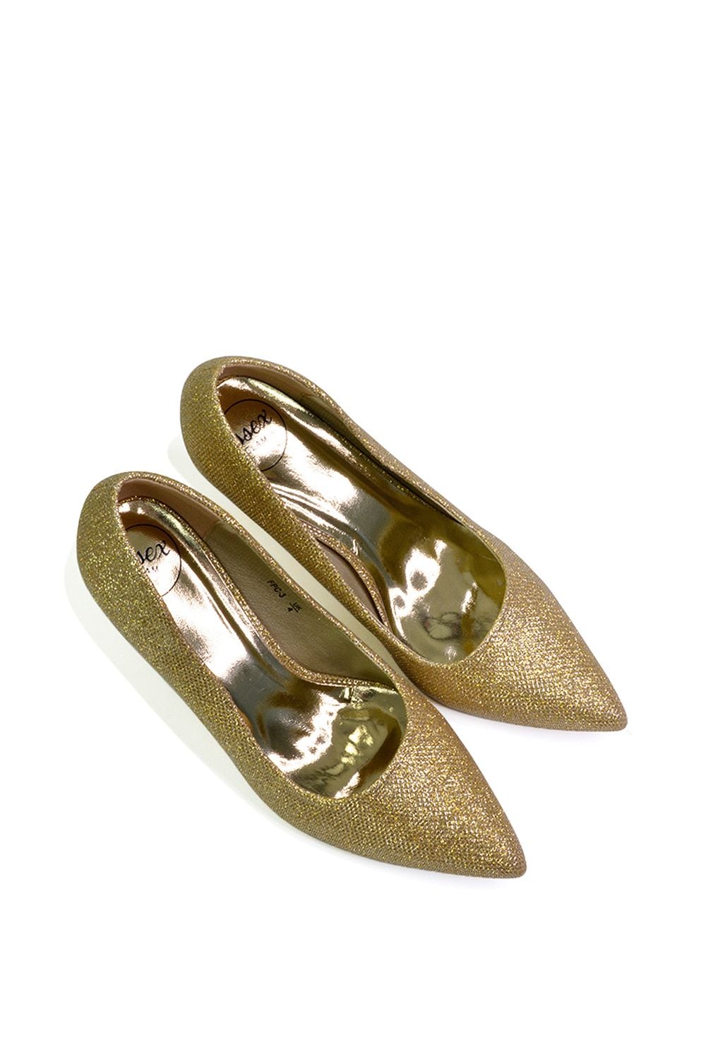 XY London 'Romi' Pointed Toe Court Shoes Mid Stiletto Heels image 3