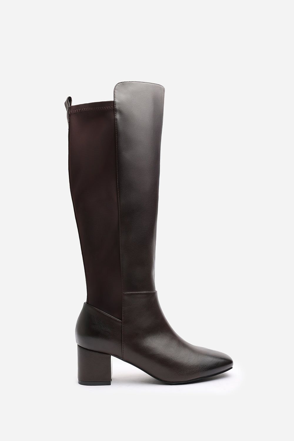 Where's That From 'Cherish' Block Heel Knee High Boots With Side Zip image 2