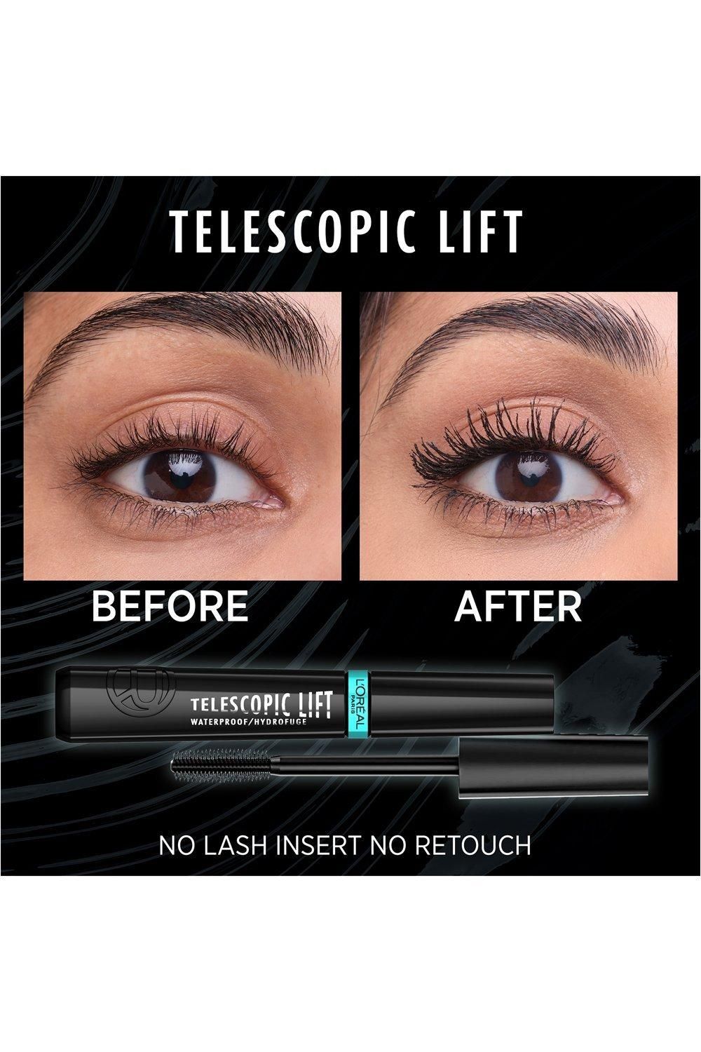 L'Oréal Paris Telescopic Lift Mascara, Waterproof Black image 5