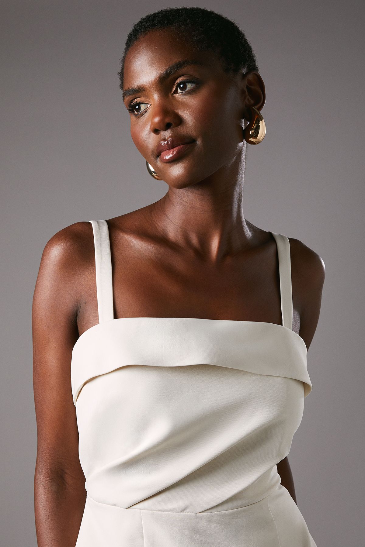 Coast Strappy Lapel Top Champagne image 3