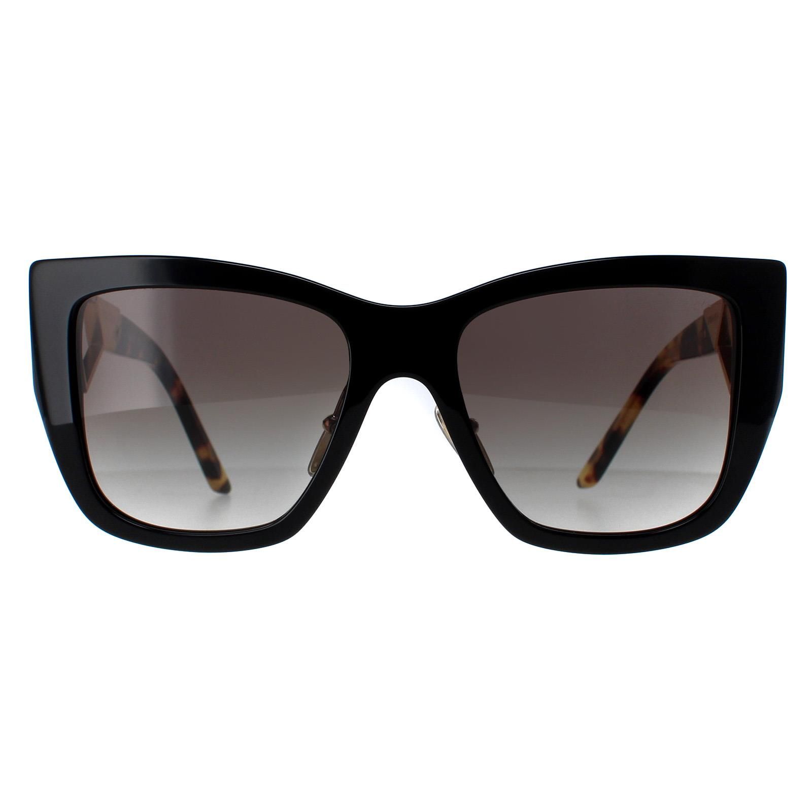 Prada Square Black and Tortoise Grey Gradient PR21YS image 1