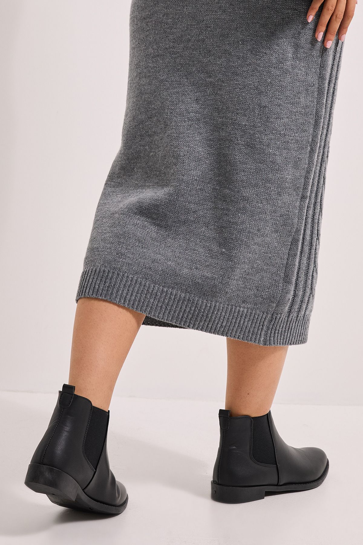 Dorothy Perkins Megs Flat Chelsea Boots Black image 3