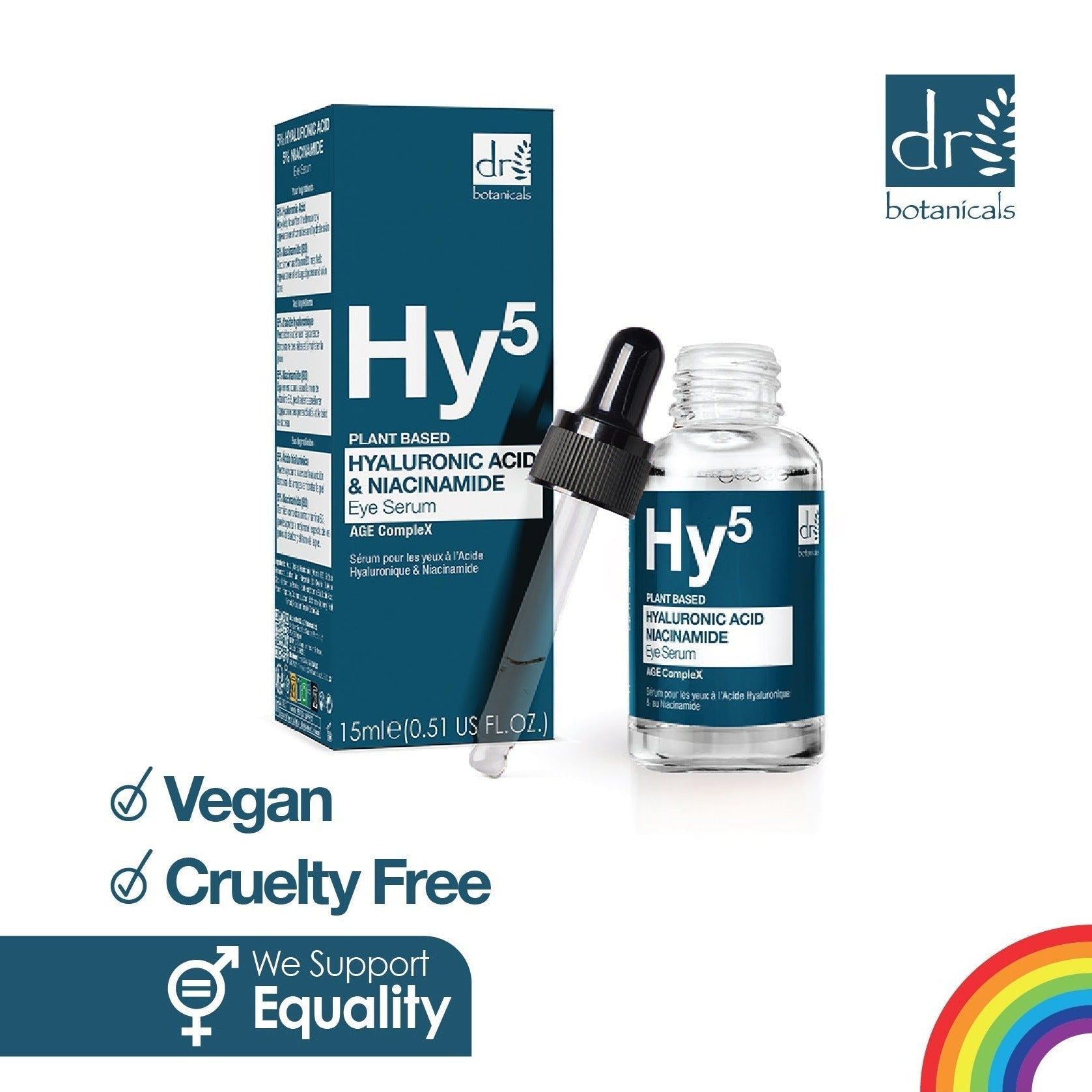 Dr. Botanicals Hyaluronic Acid 5% & Niacinamide 5% Eye Serum 15ml image 4