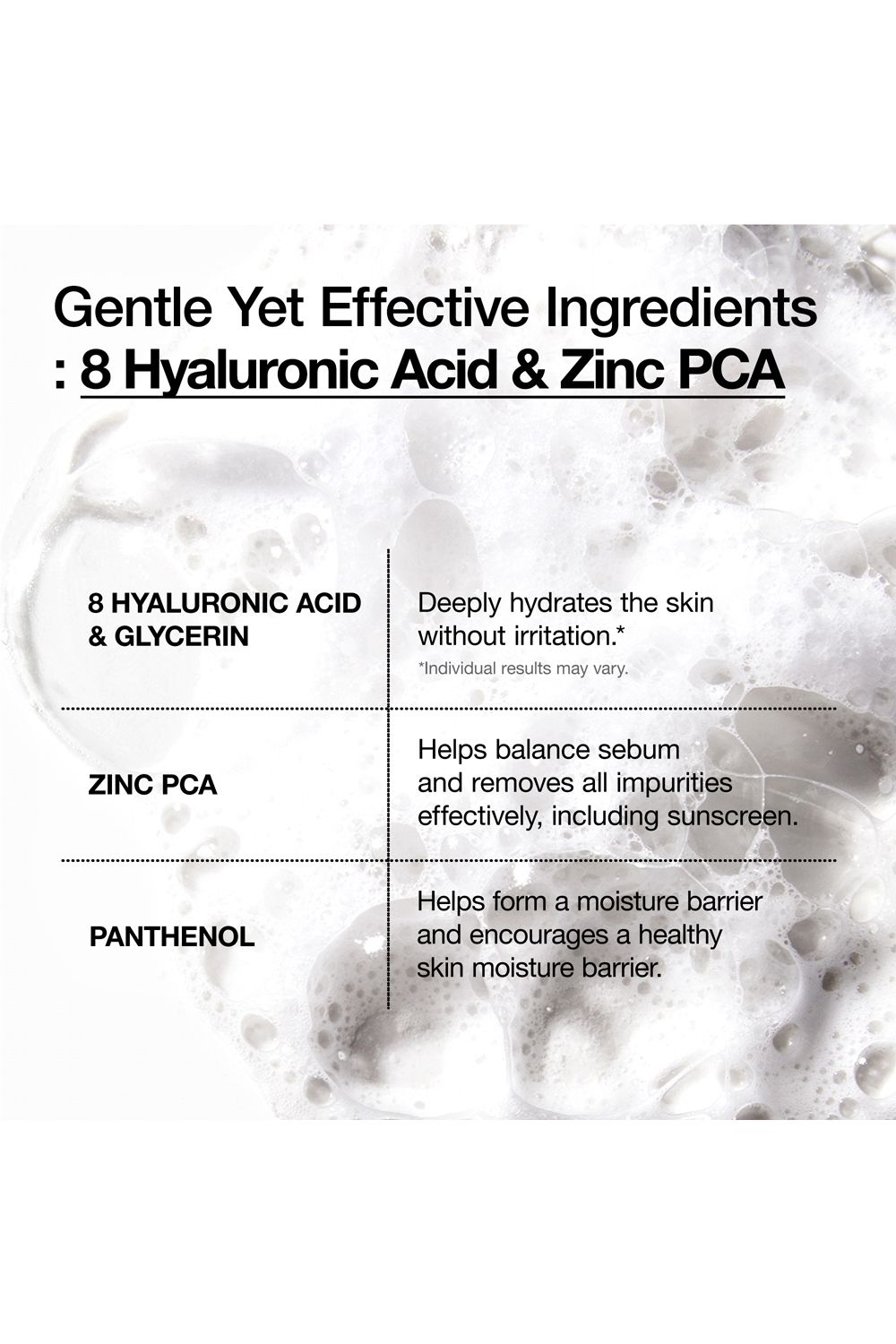 Anua 8 Hyaluronic Acid Hydrating Gentle Foaming Cleanser 150ml Multi image 4