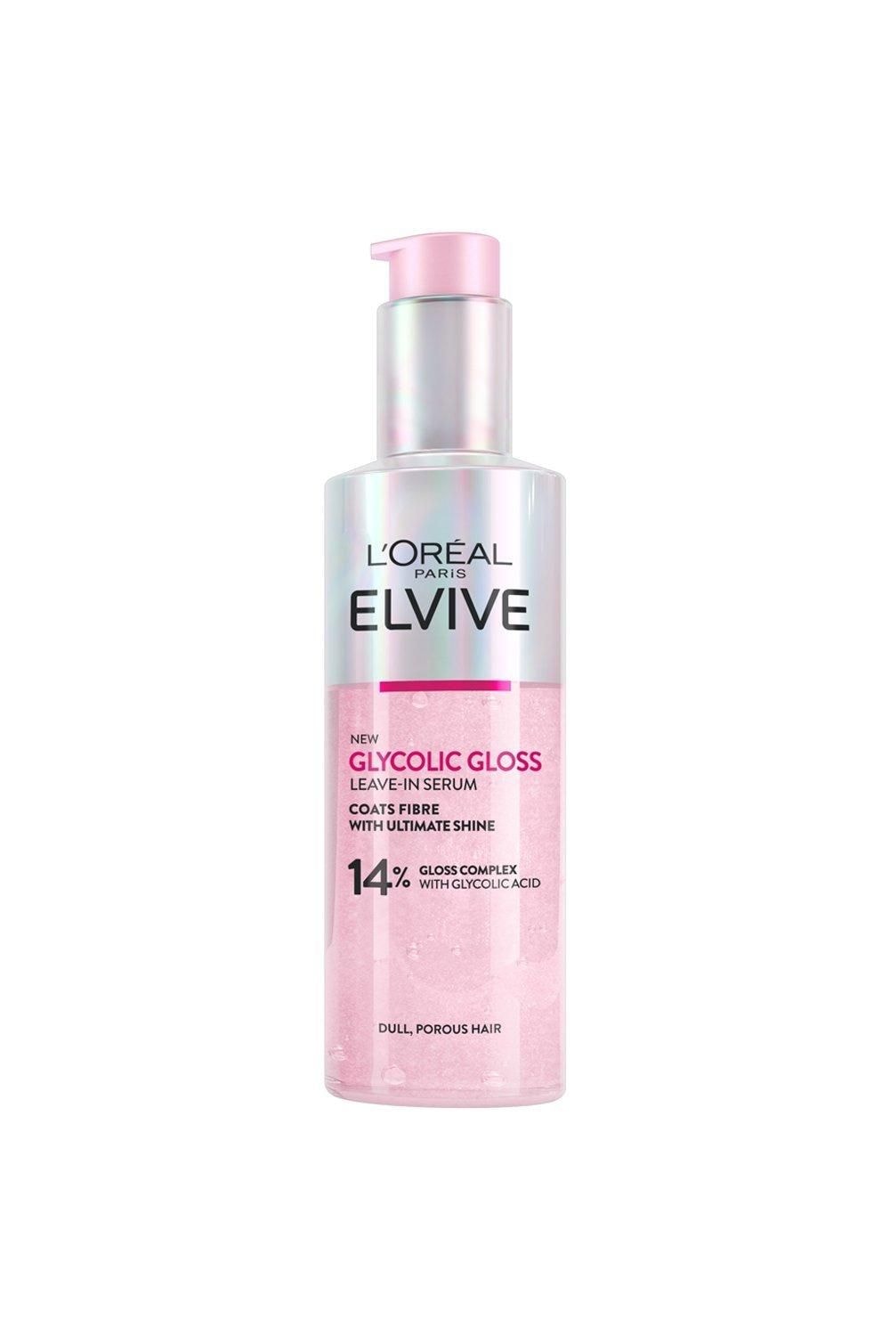 L'Oréal Paris Elvive Glycolic Gloss Leave-In Serum for Dull Porous Hair Multi image 1
