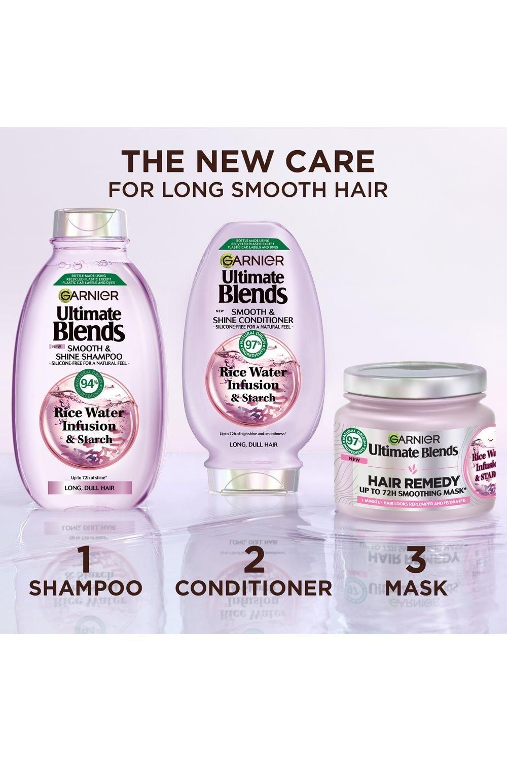 Garnier Ultimate Blends Rice Water Infusion & Starch Conditioner 250ml Multi image 4